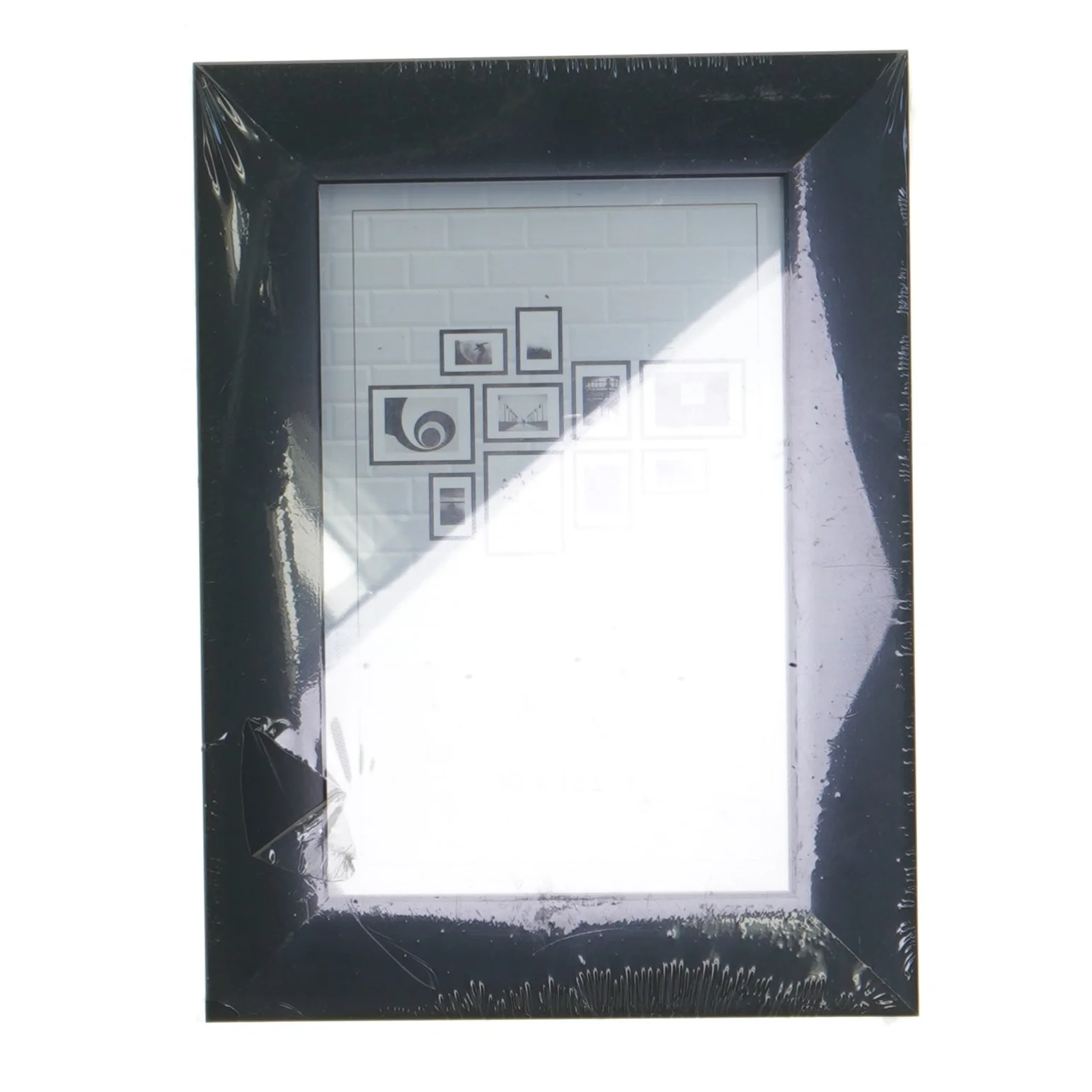 Sort billede ramme (str. 10x15 cm)