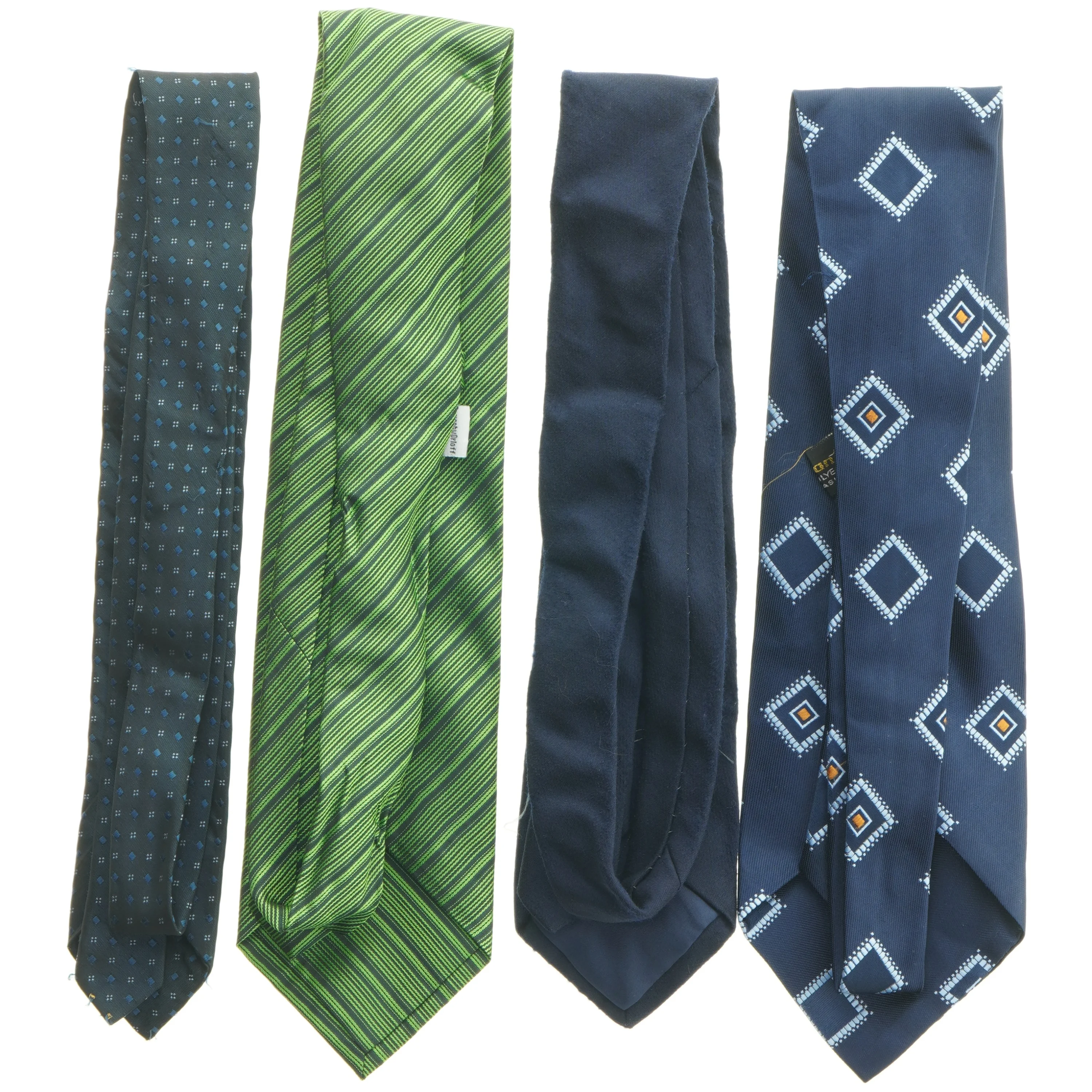 Sæt med fire slips (str. 120 cm)