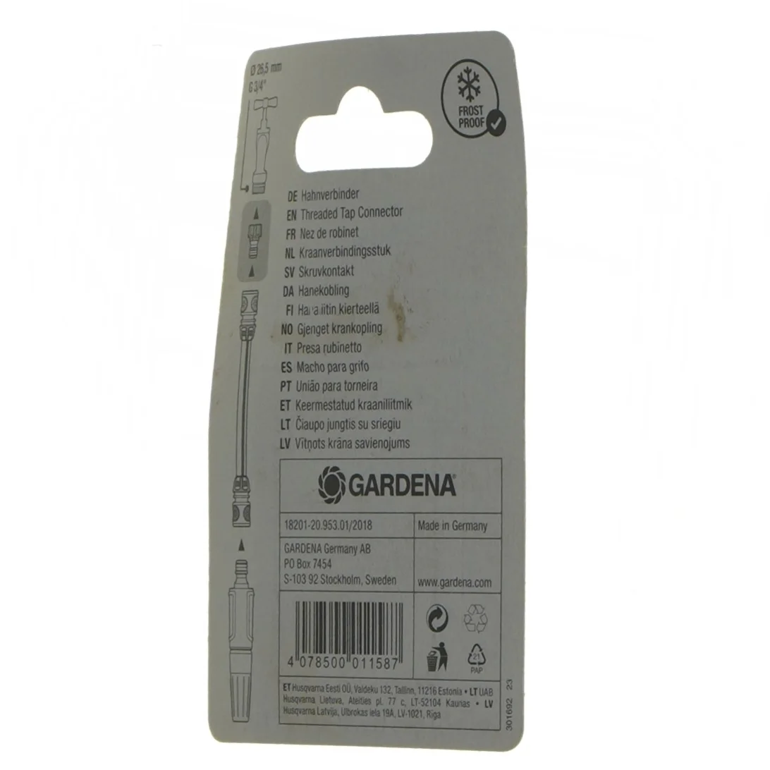 Gardena gevind hanekobling fra Gardena (str. Ø 26,5 mm)