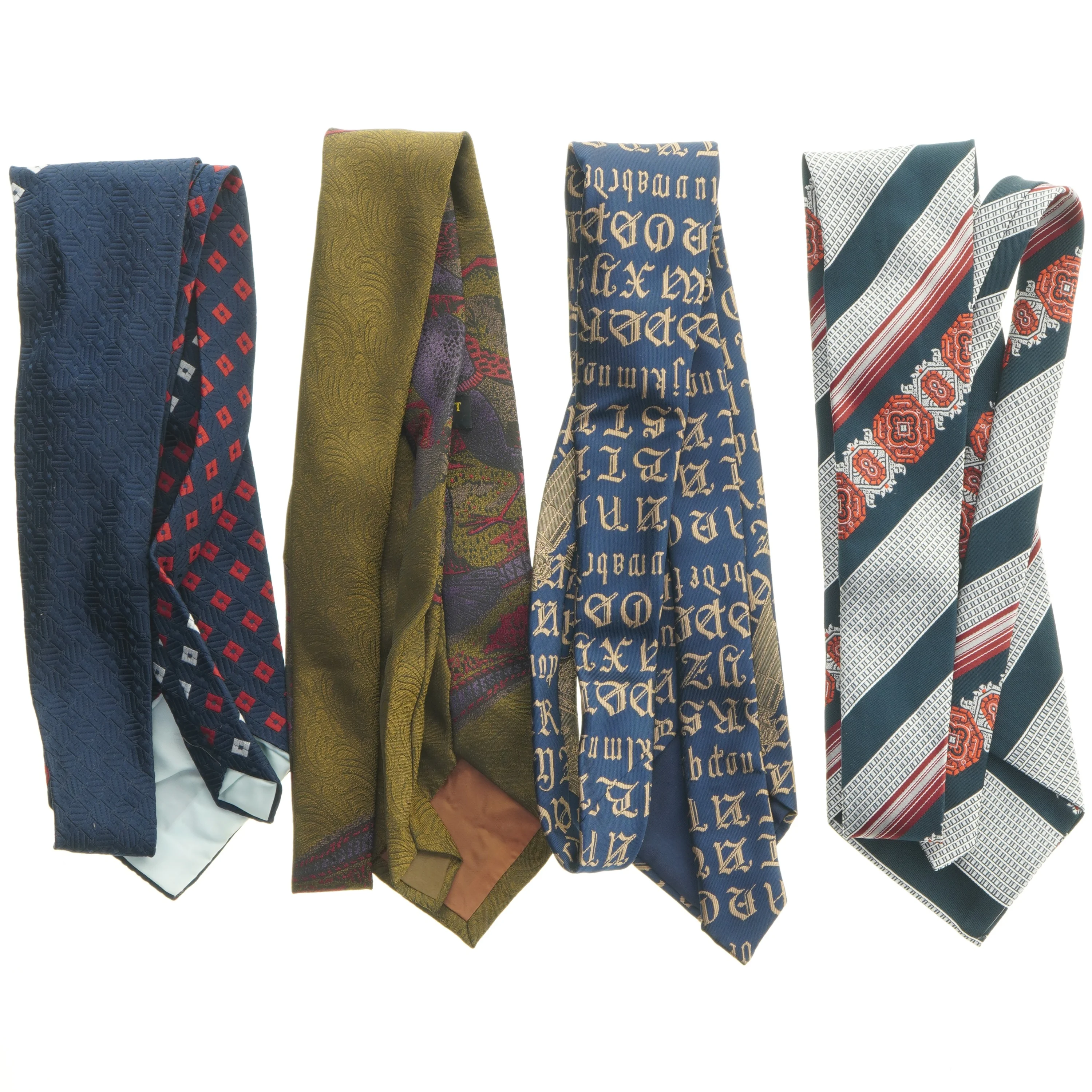 Fire silkeslips (str. 120 cm)