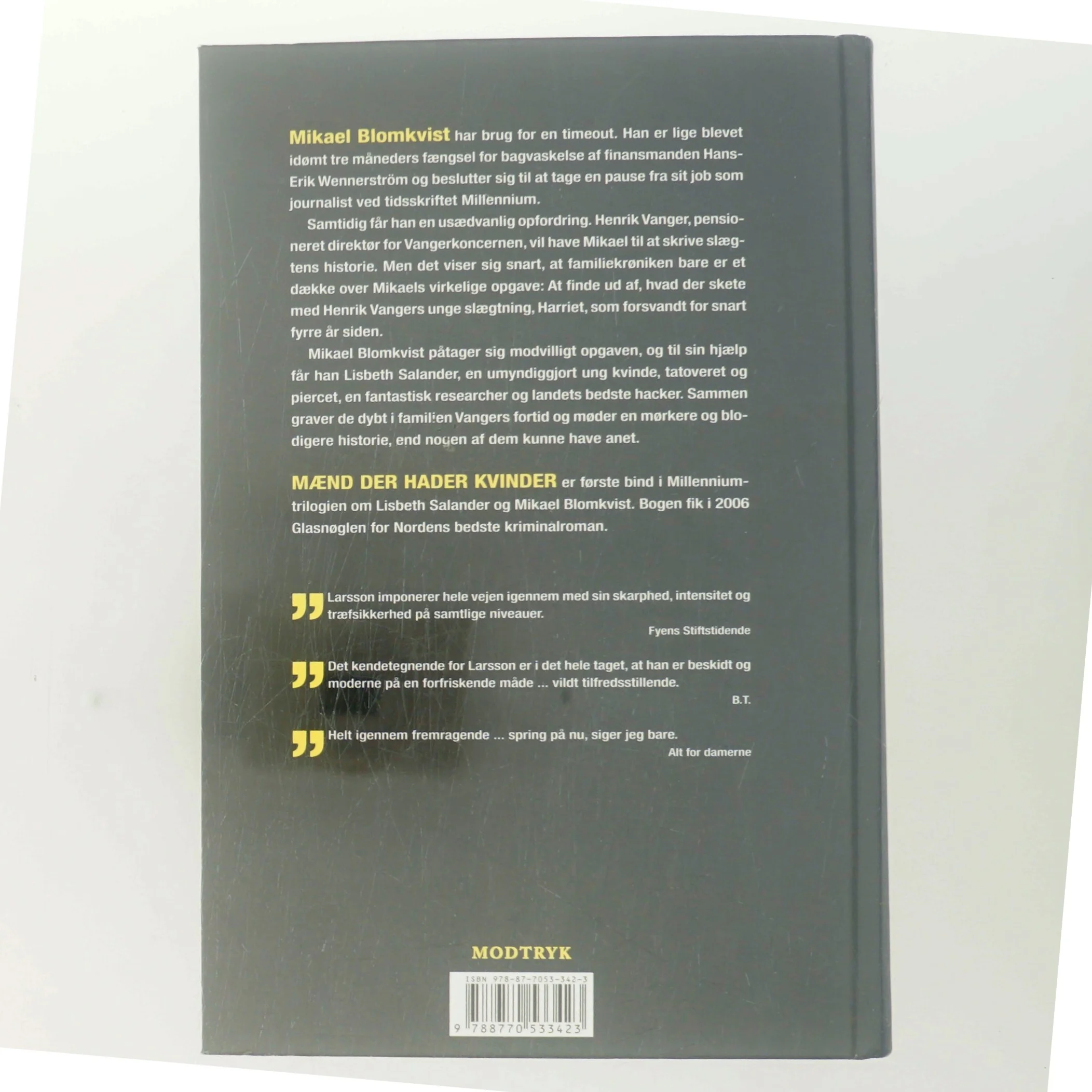 Mænd der hader kvinder af Larsson, Stig (Bog)