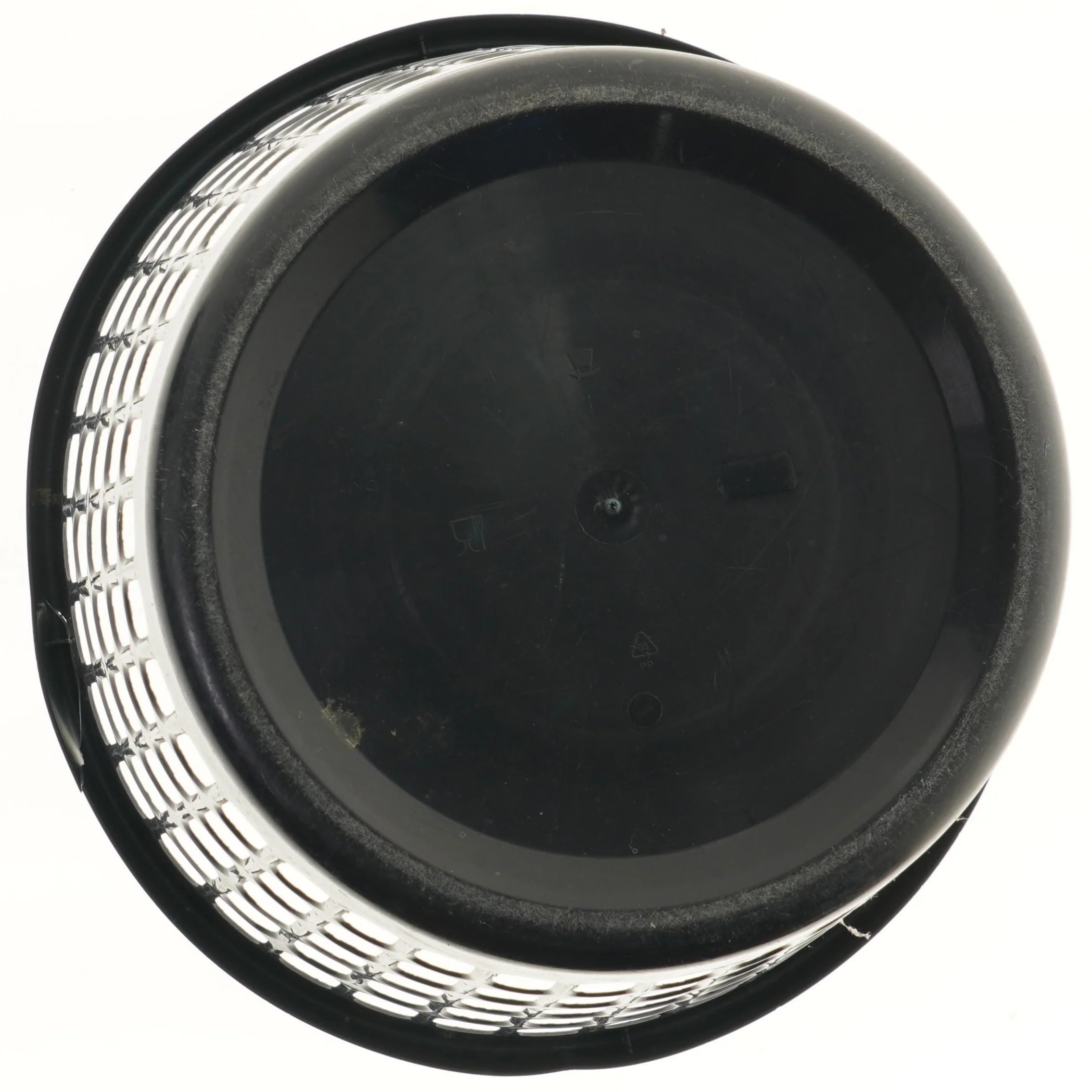 Sort plastkurv (str. Ø 45 cm længde 32,5 cm)