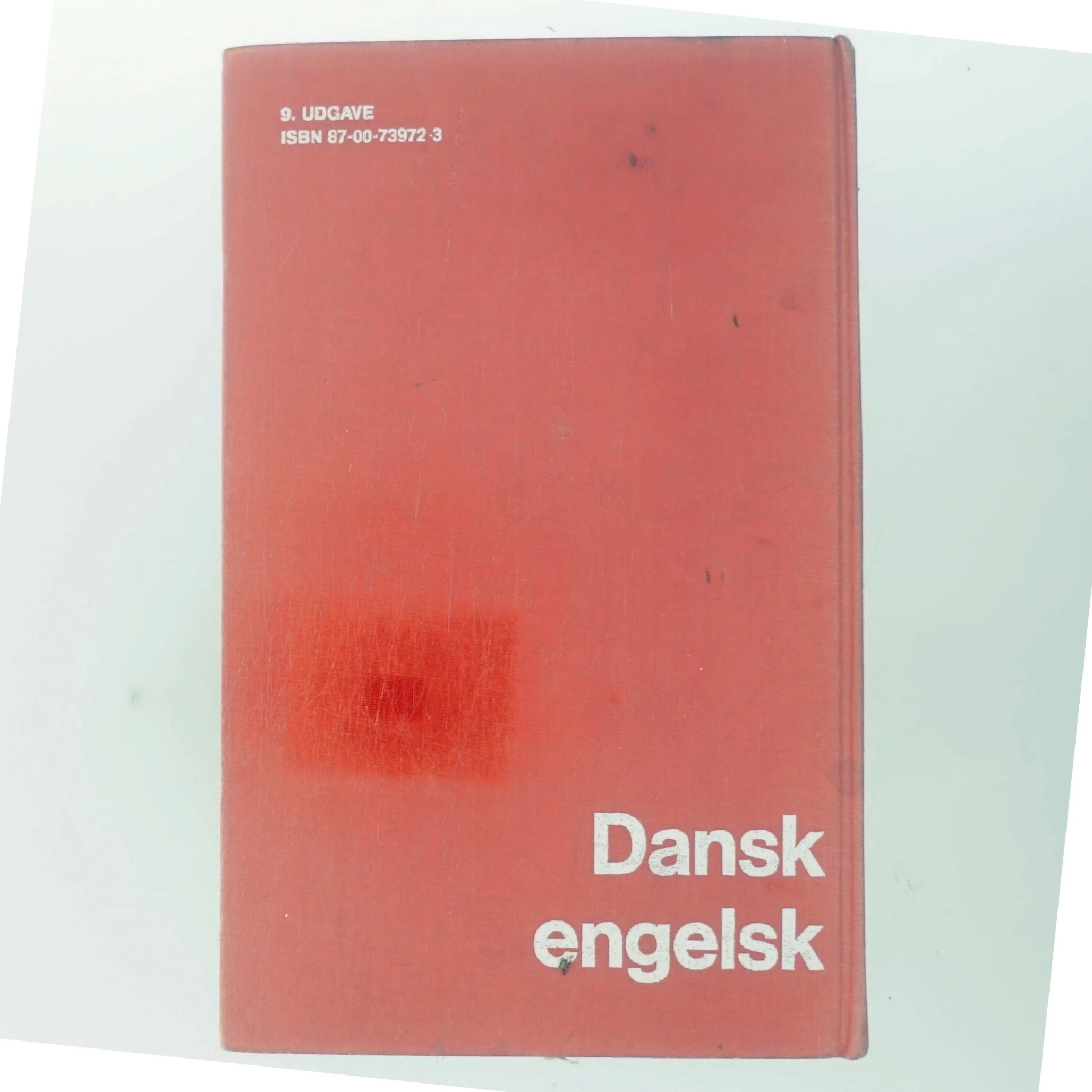 Dansk-engelsk ordbog (Bog)