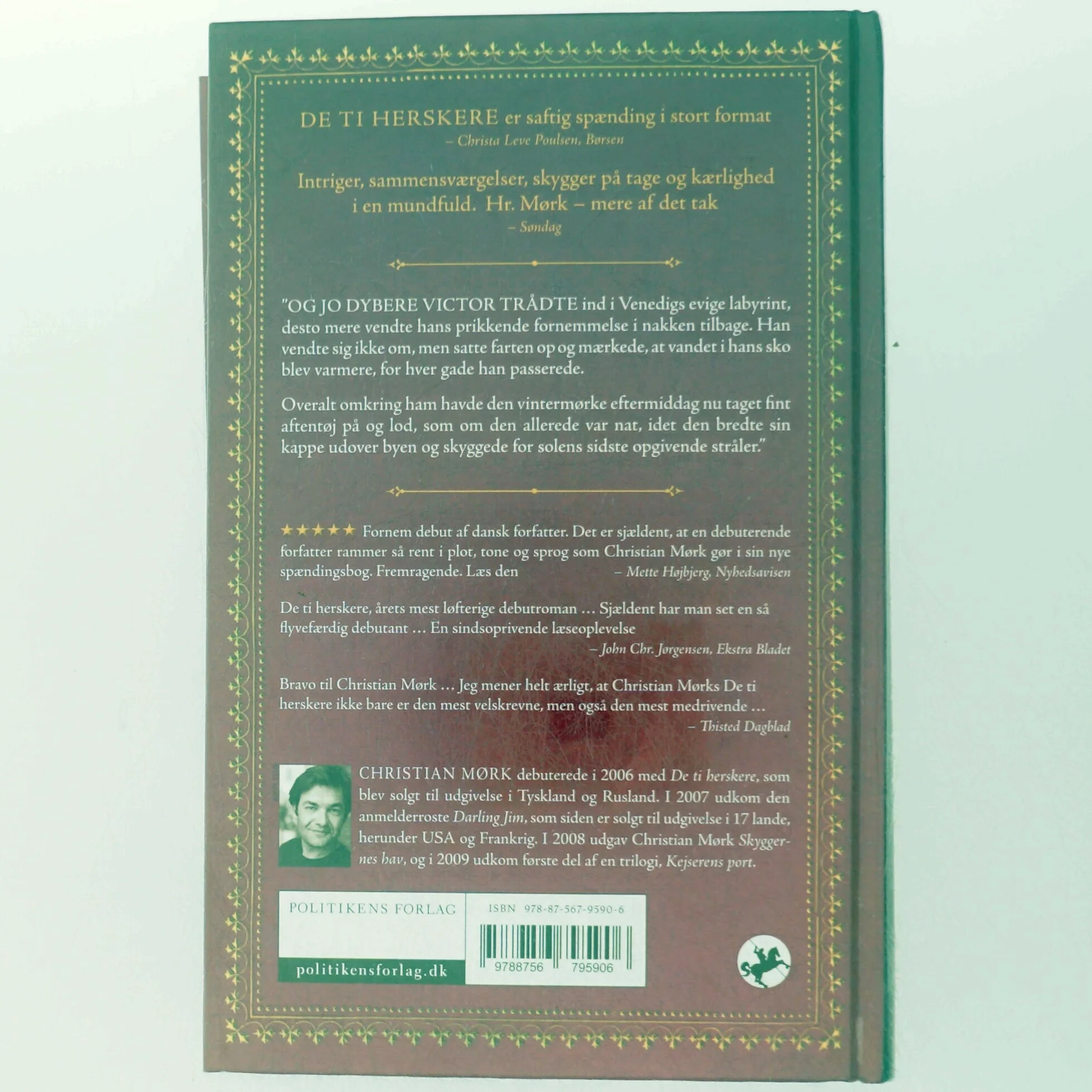 De ti herskere : roman af Christian Mørk (Bog)