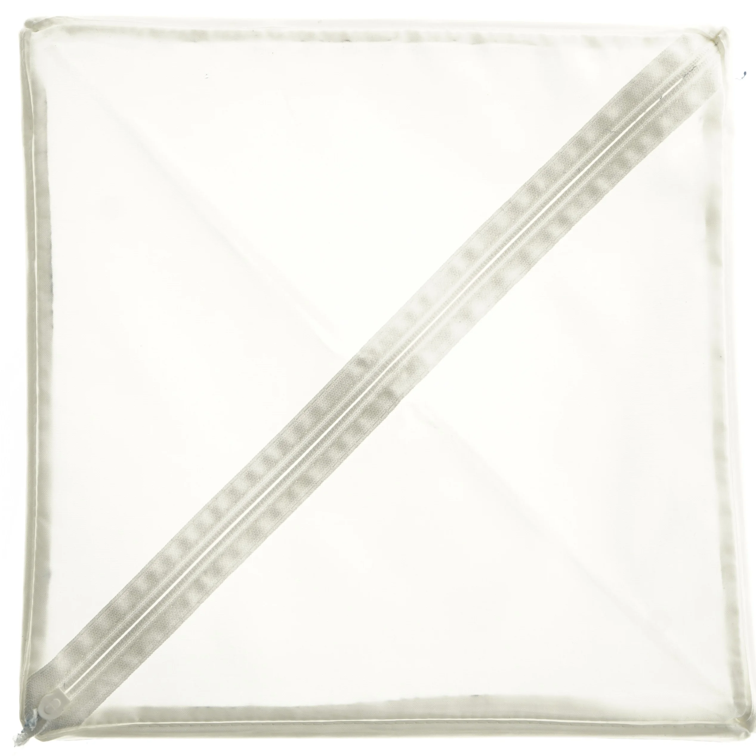 Opbevaringspose med lynlås (str. 28x28x13 cm)