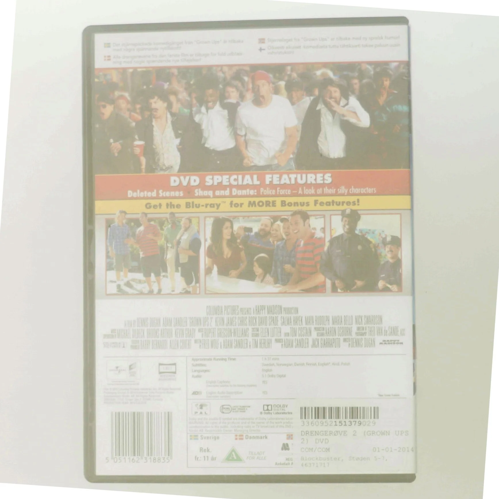 Grown Ups 2 med Adam Sandler (DVD)