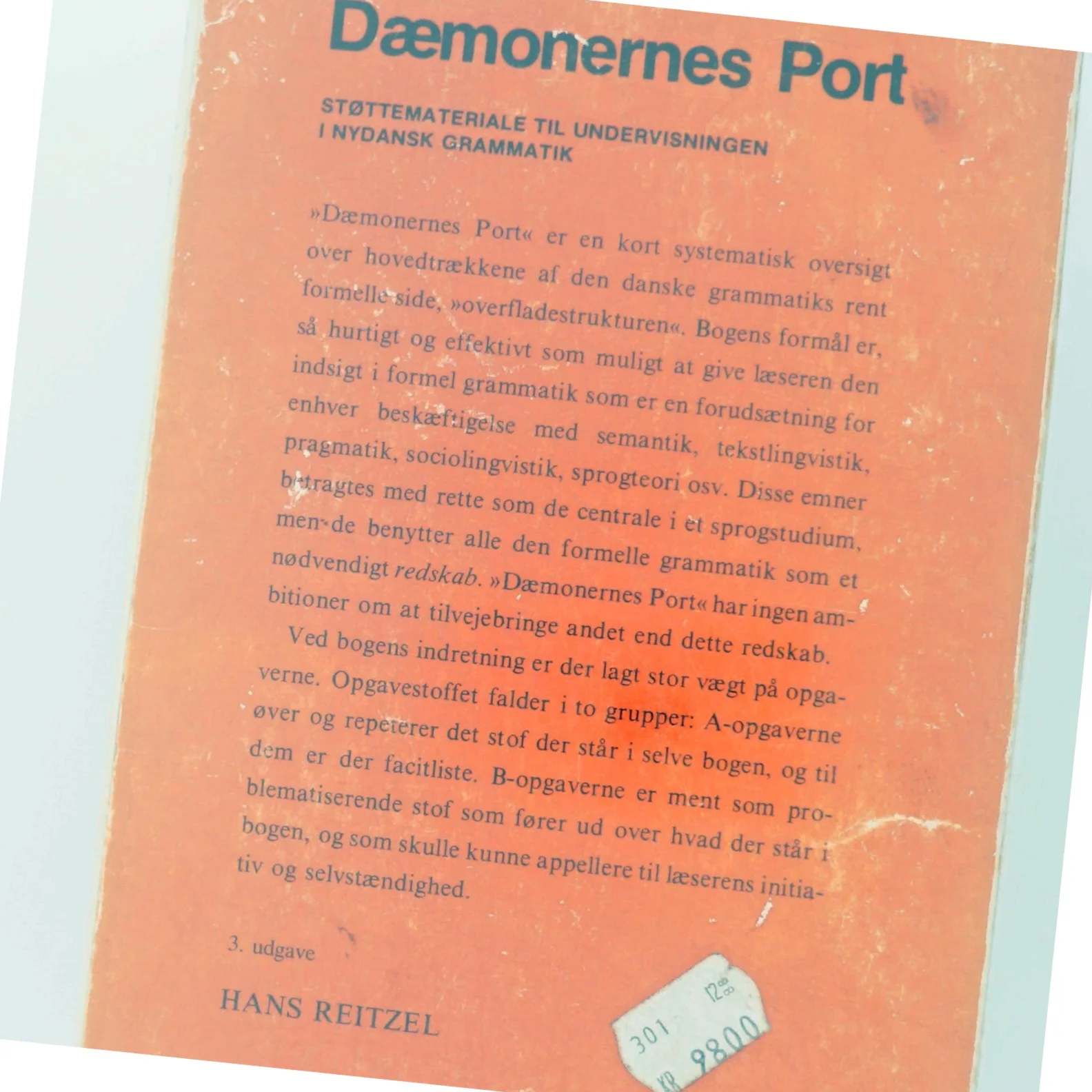 Dæmonernes Port bog fra Hans Reitzel