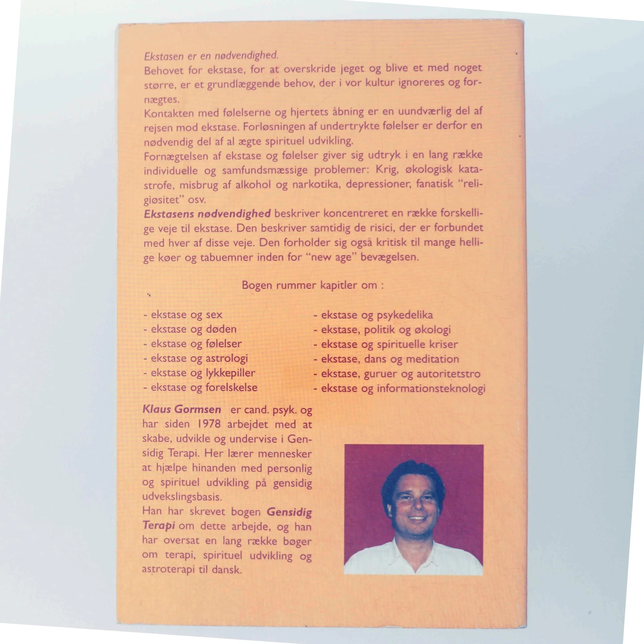 Ekstasens nødvendighed af Klaus Gormsen
