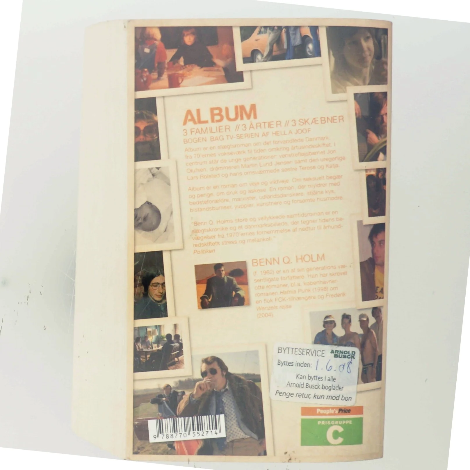 Album : roman (Læseklubpose) af Benn Q. Holm (f. 1962) (Bog)