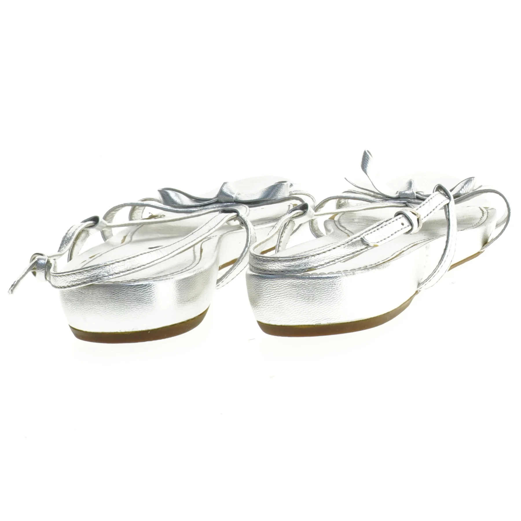 Sølvfarvede damesandaler fra Ecco (str. 39)