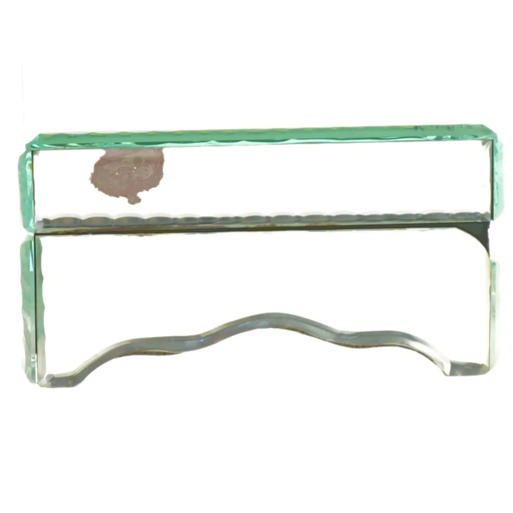 Glas smykkeæske (str. 18x13x7 cm)