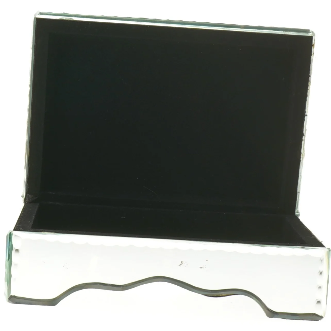 Glas smykkeæske (str. 18x13x7 cm)