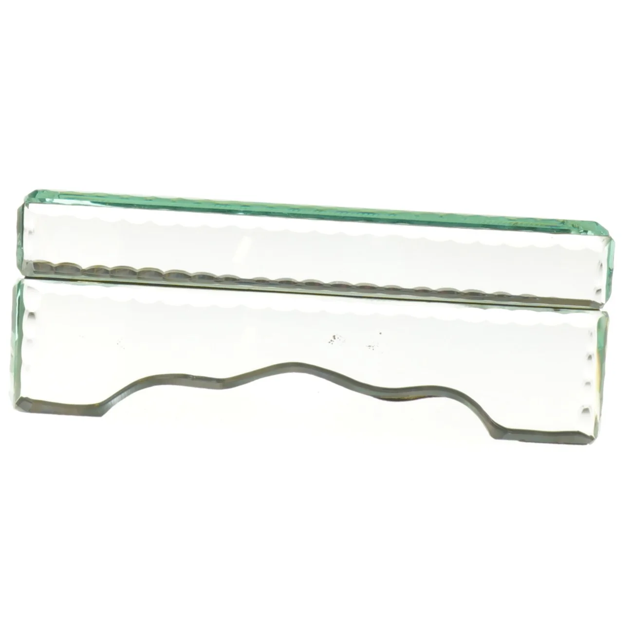 Glas smykkeæske (str. 18x13x7 cm)