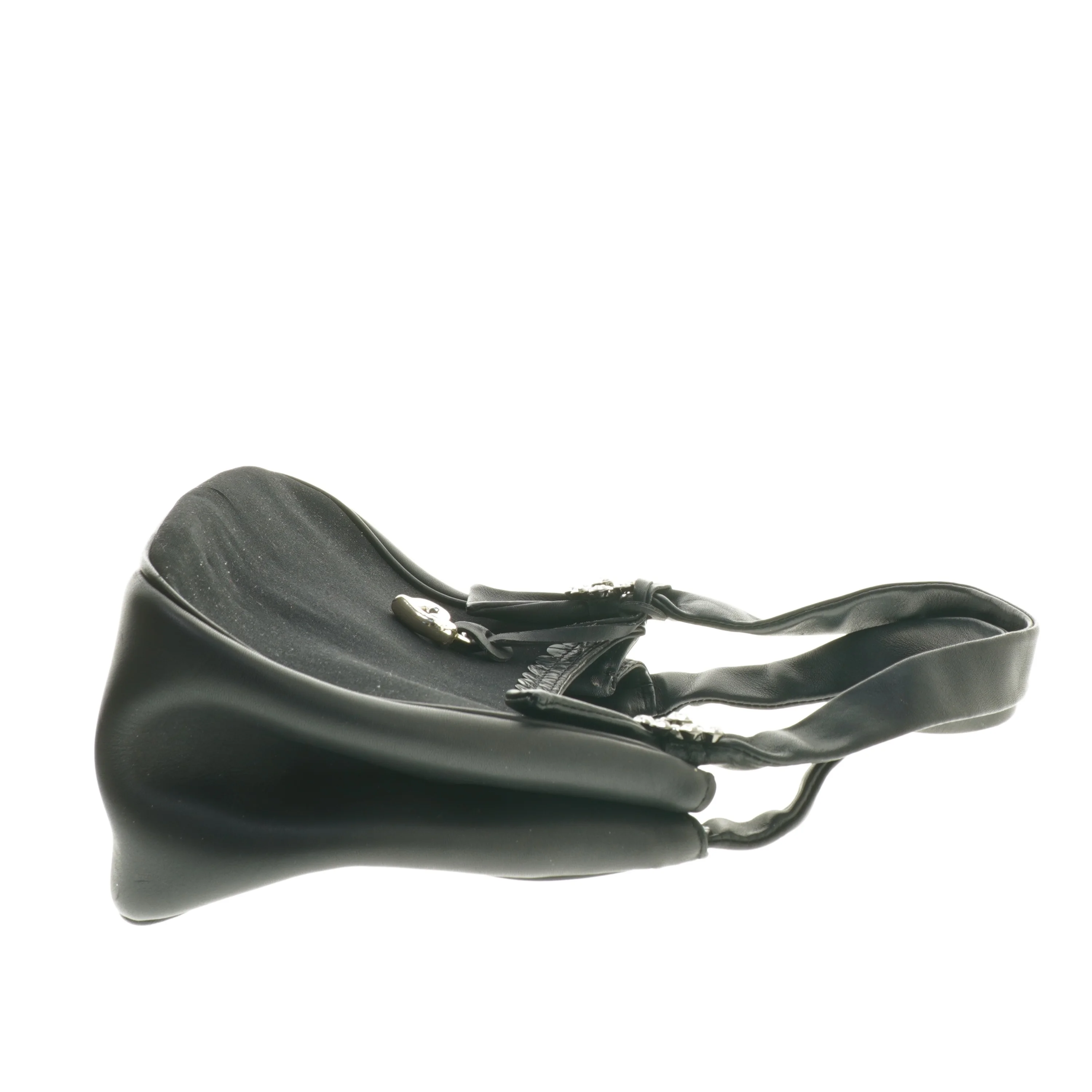 Sort håndtaske med dekoration fra Brighton (str. 18x28x12 cm)