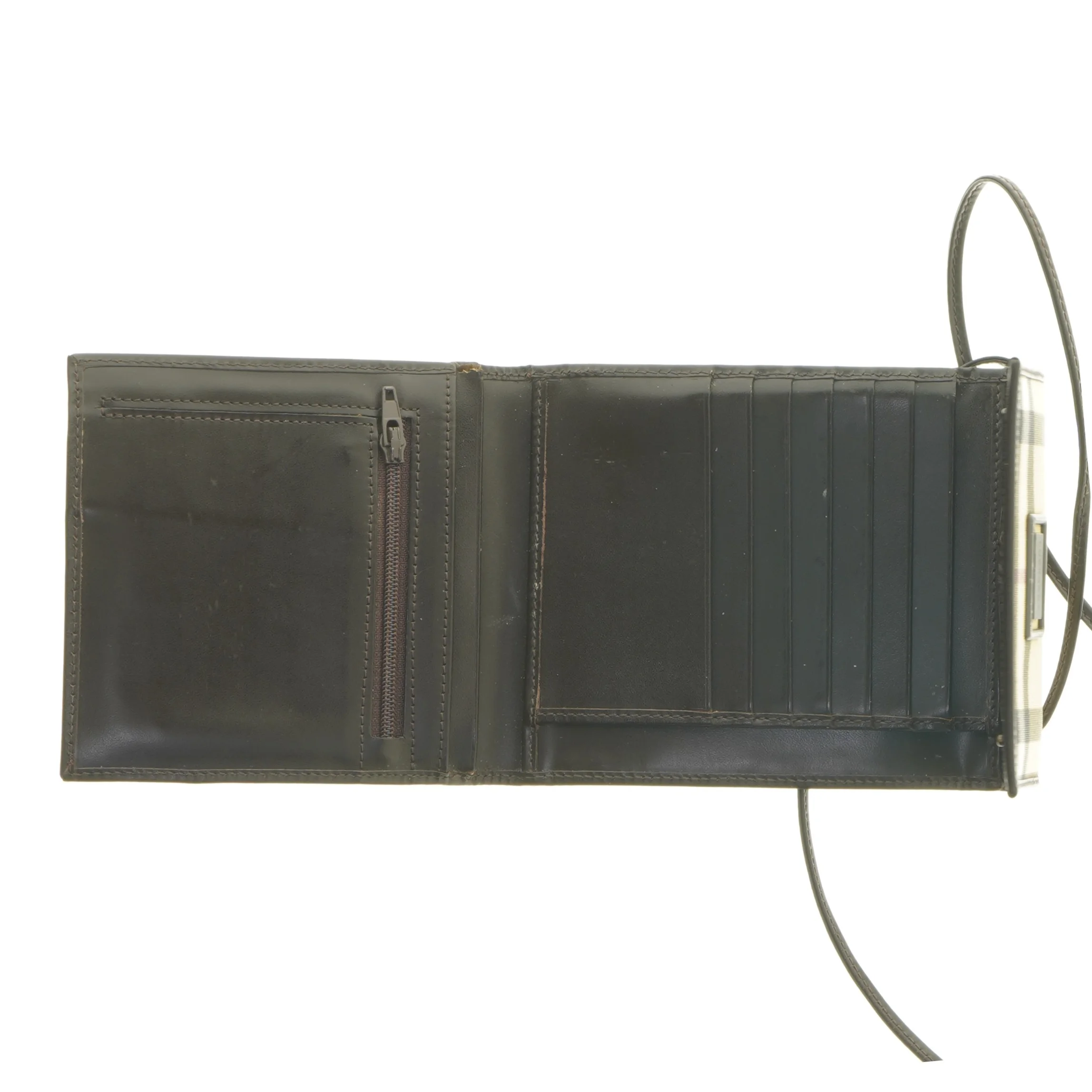 Burberry pung med ternet mønster fra Burberry (str. 14x11,5 cm)