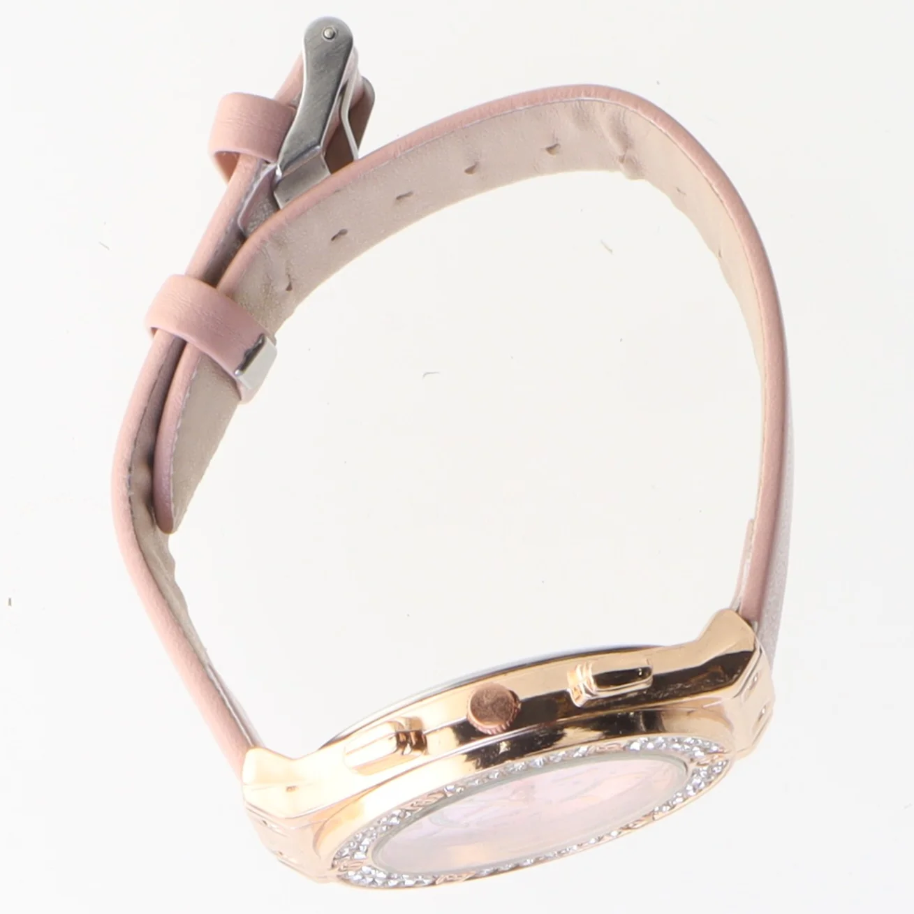 Ur og armbåndssæt (str. ur ø 4,5 cm, armbånd ø 9 cm)