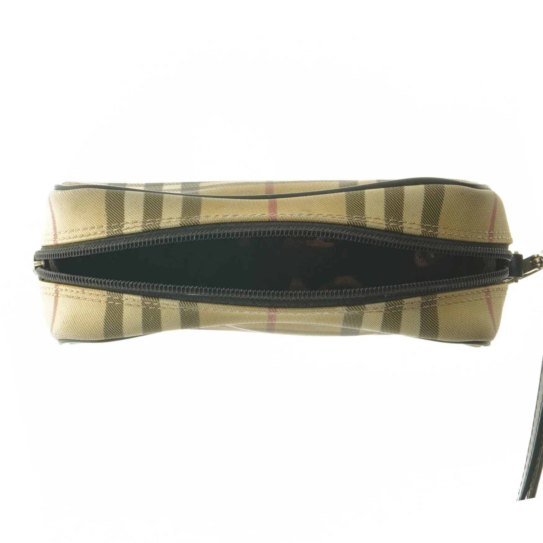 Kosmetiktaske med tern fra Burberry (str. 6,5x18,5x6 cm)