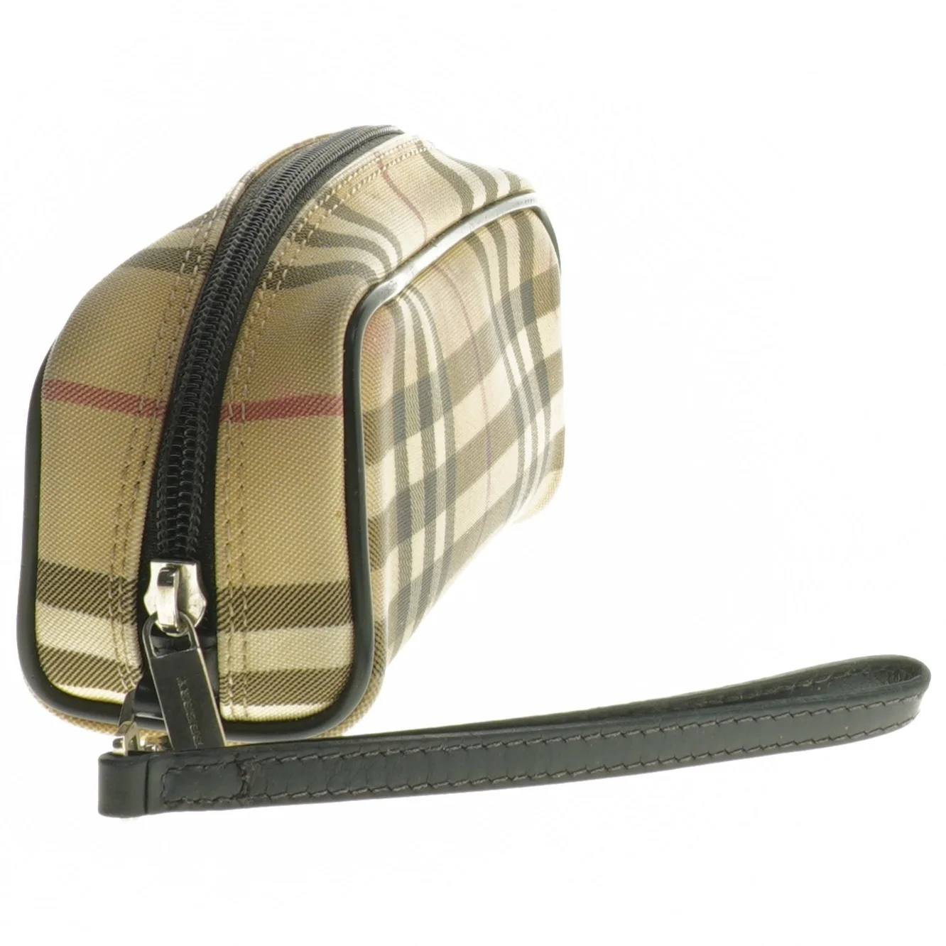 Kosmetiktaske med tern fra Burberry (str. 6,5x18,5x6 cm)