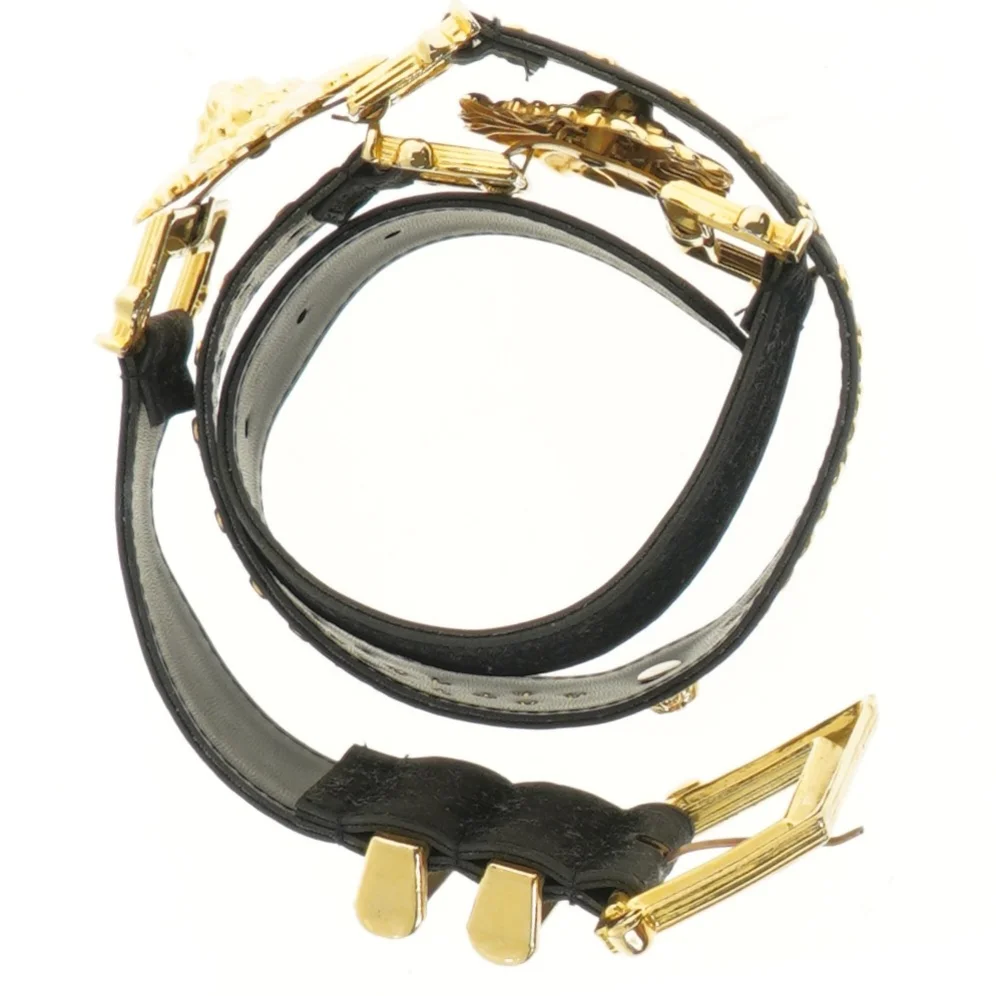 Bælte med guldspænde (str. 106 cm)