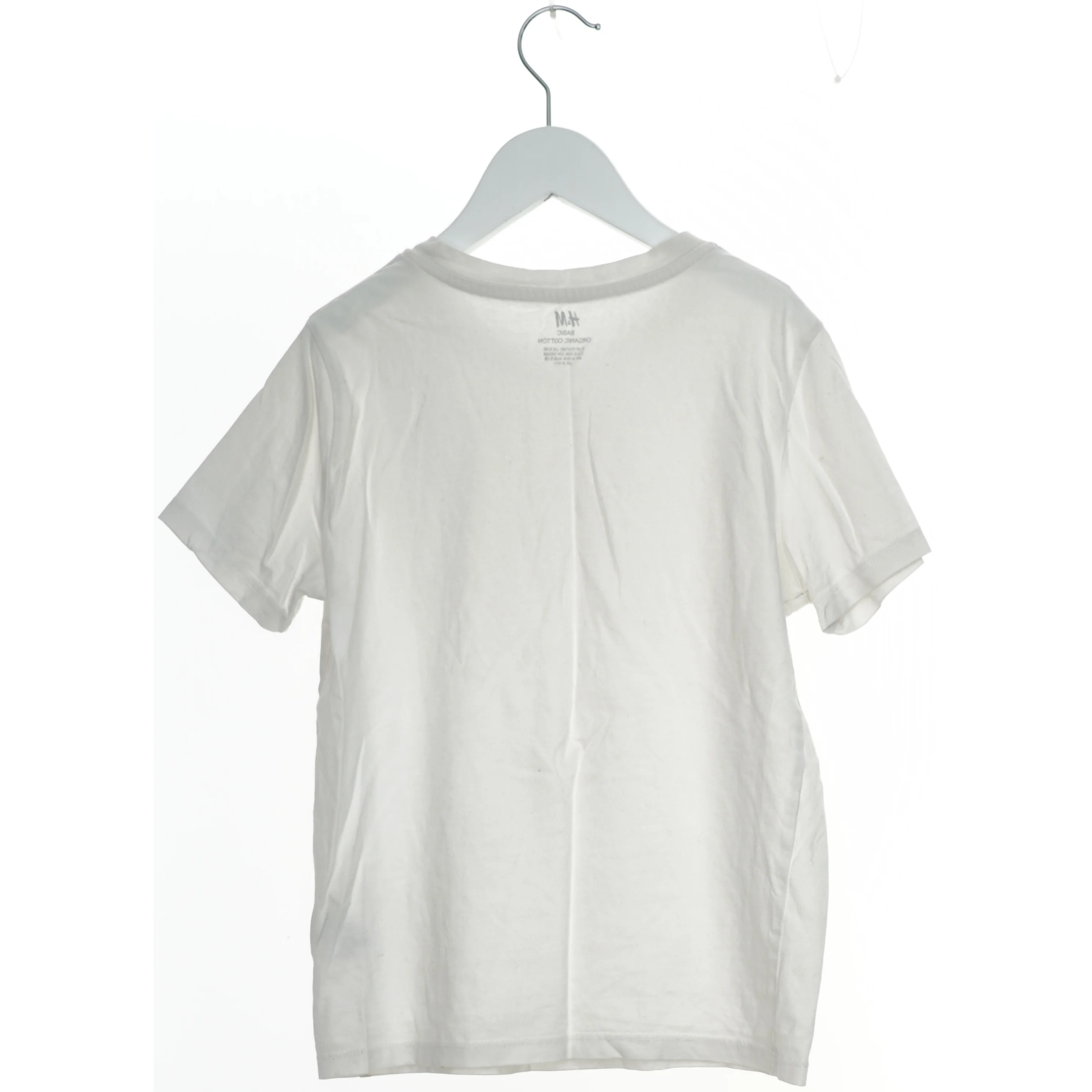 Hvid T-shirt fra H&M (str. 134)