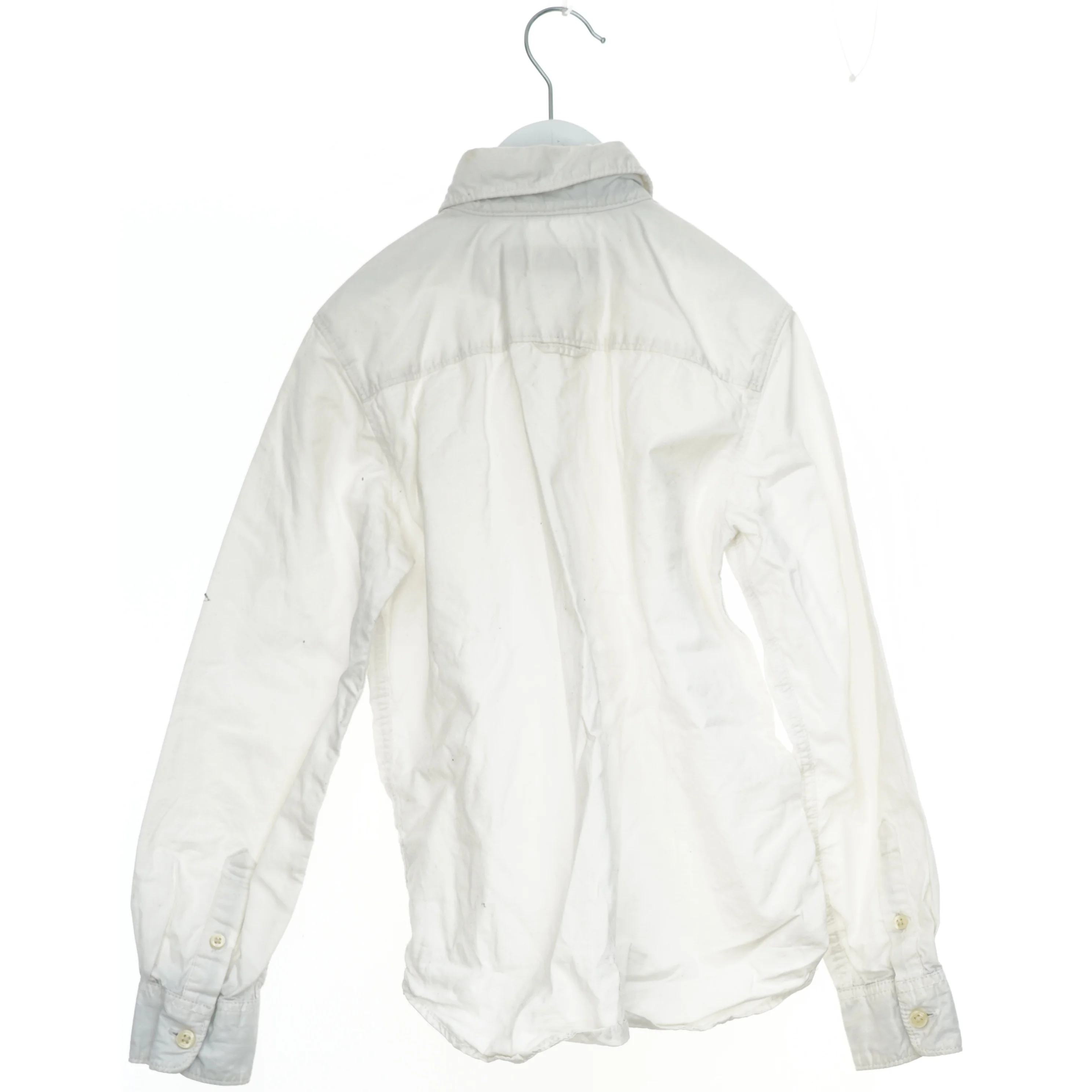 Hvid skjorte med lange ærmer fra Logg (str. 134)