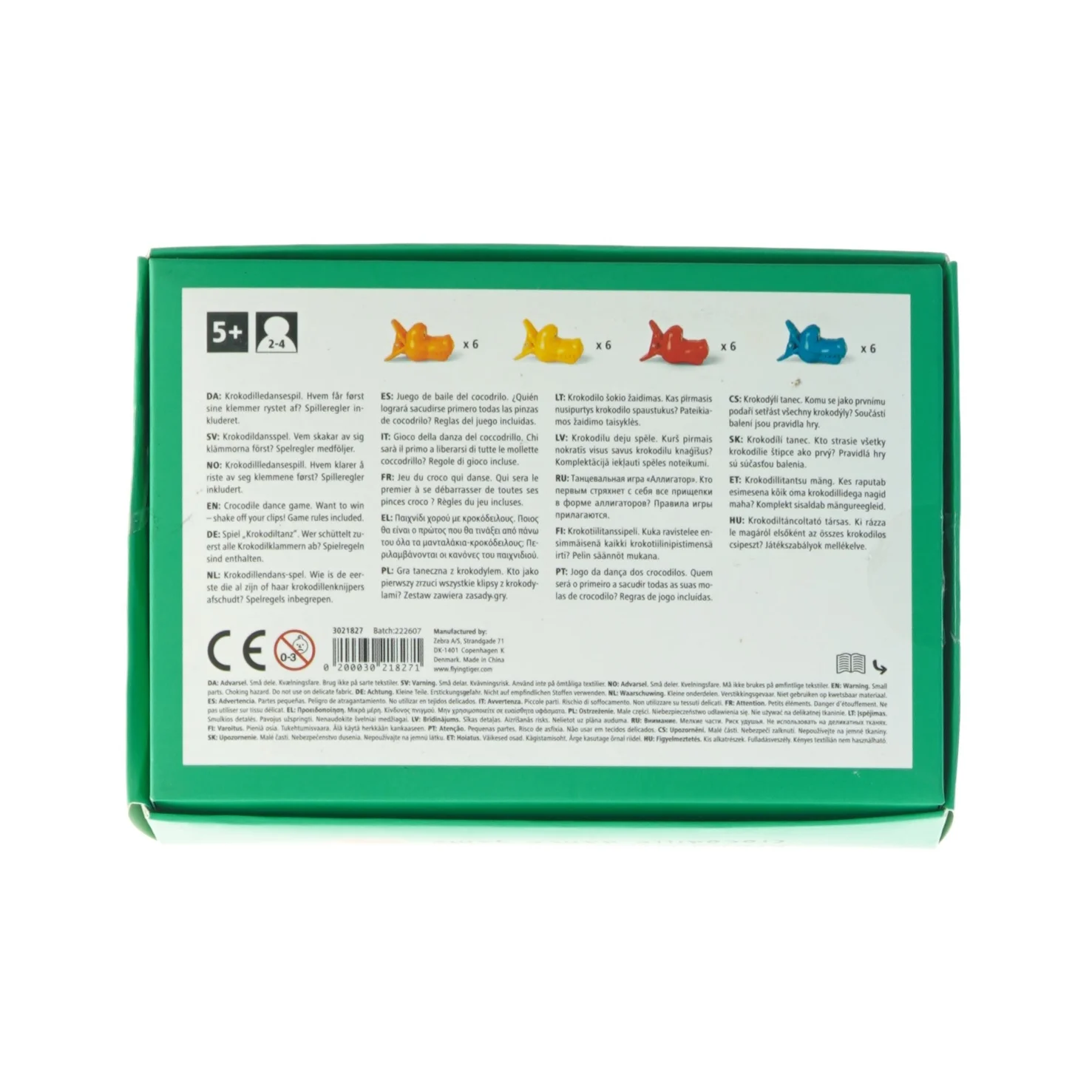 Krokodilledansespil (str. 20 x 14 cm)