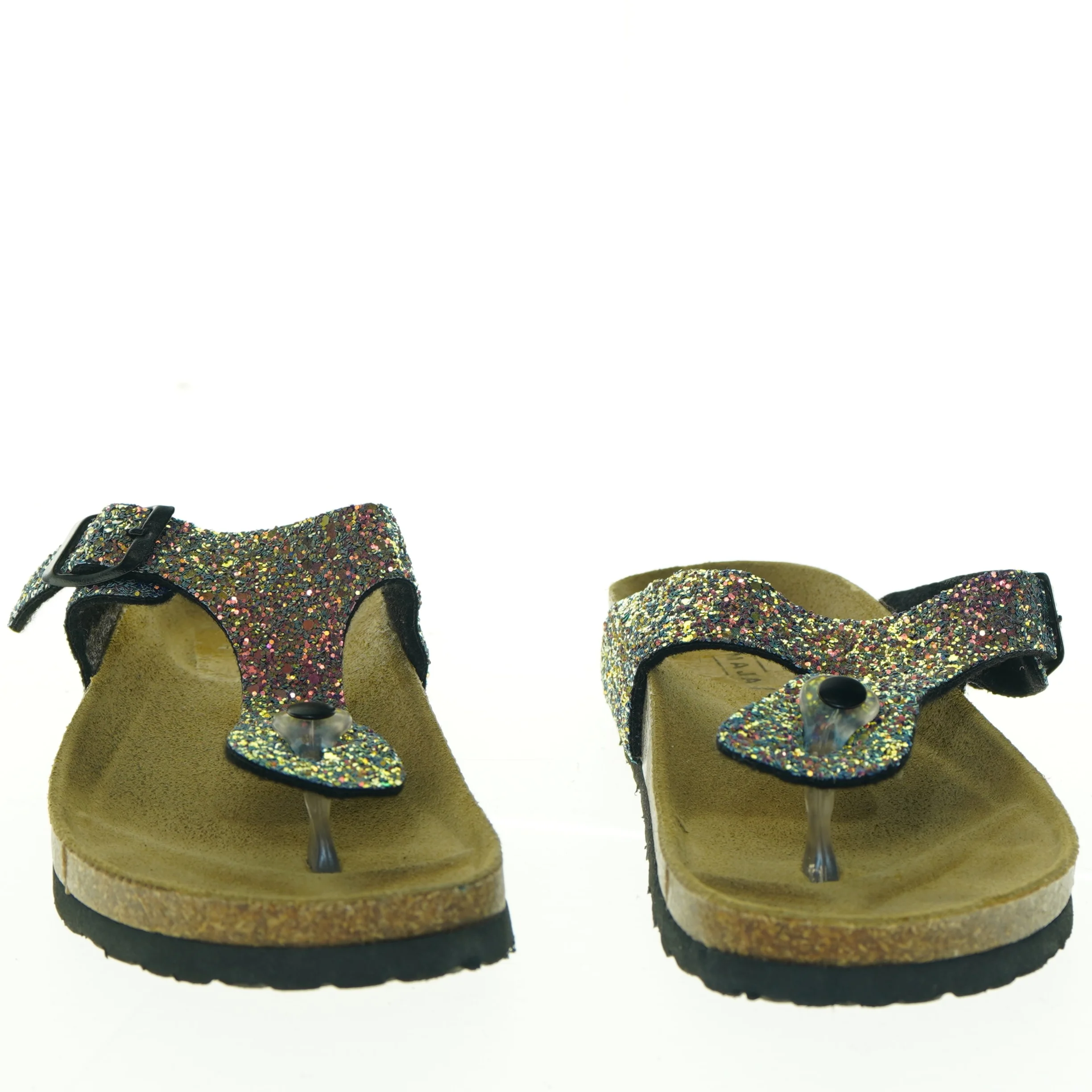 Glitter sandaler til kvinder (str. 38)