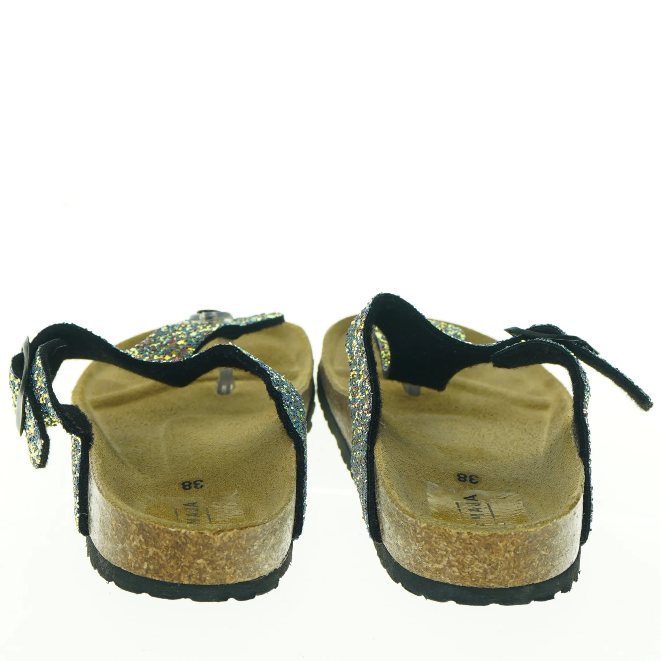 Glitter sandaler til kvinder (str. 38)