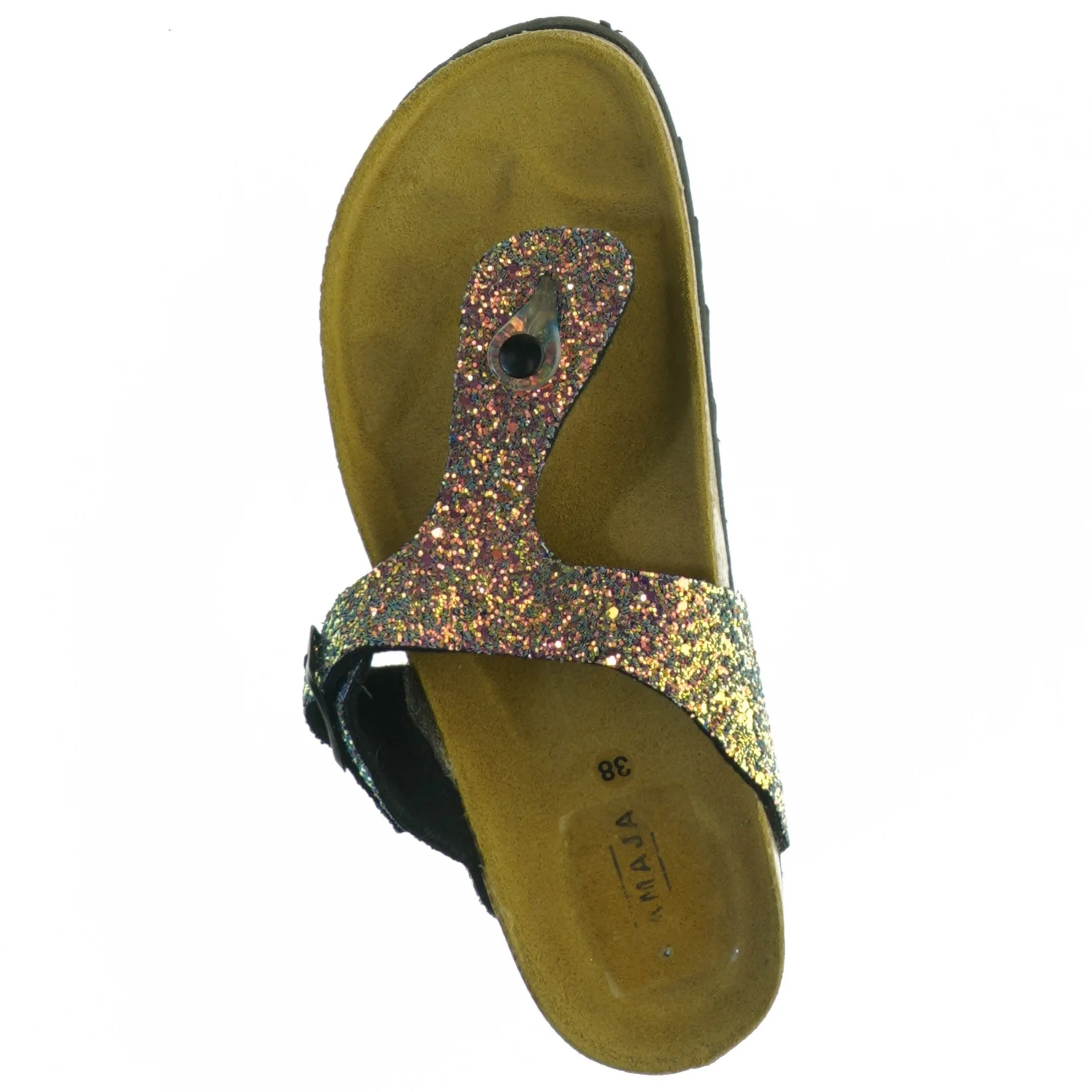 Glitter sandaler til kvinder (str. 38)