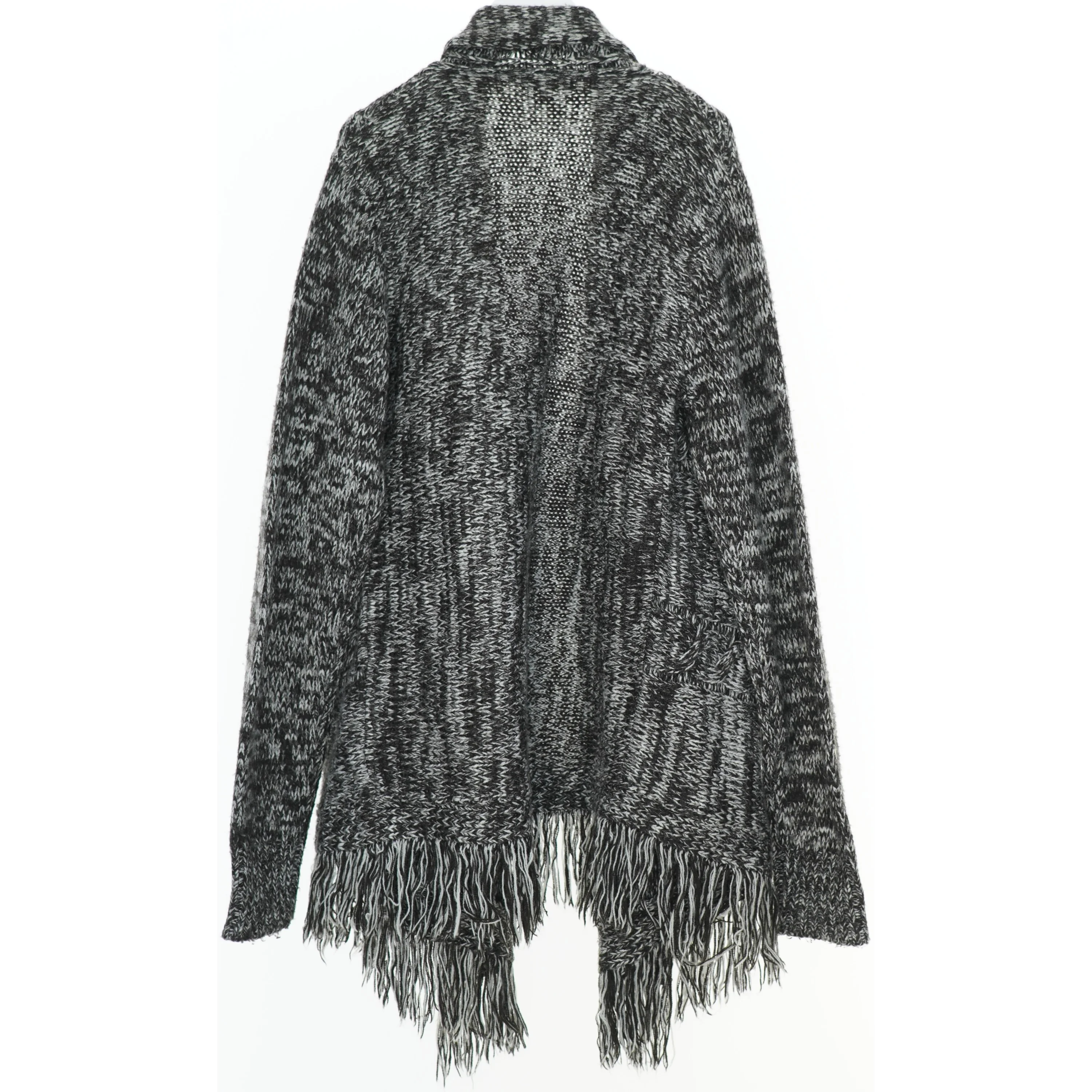 Strik cardigan med frynser fra Lemon Beret (str. 152)