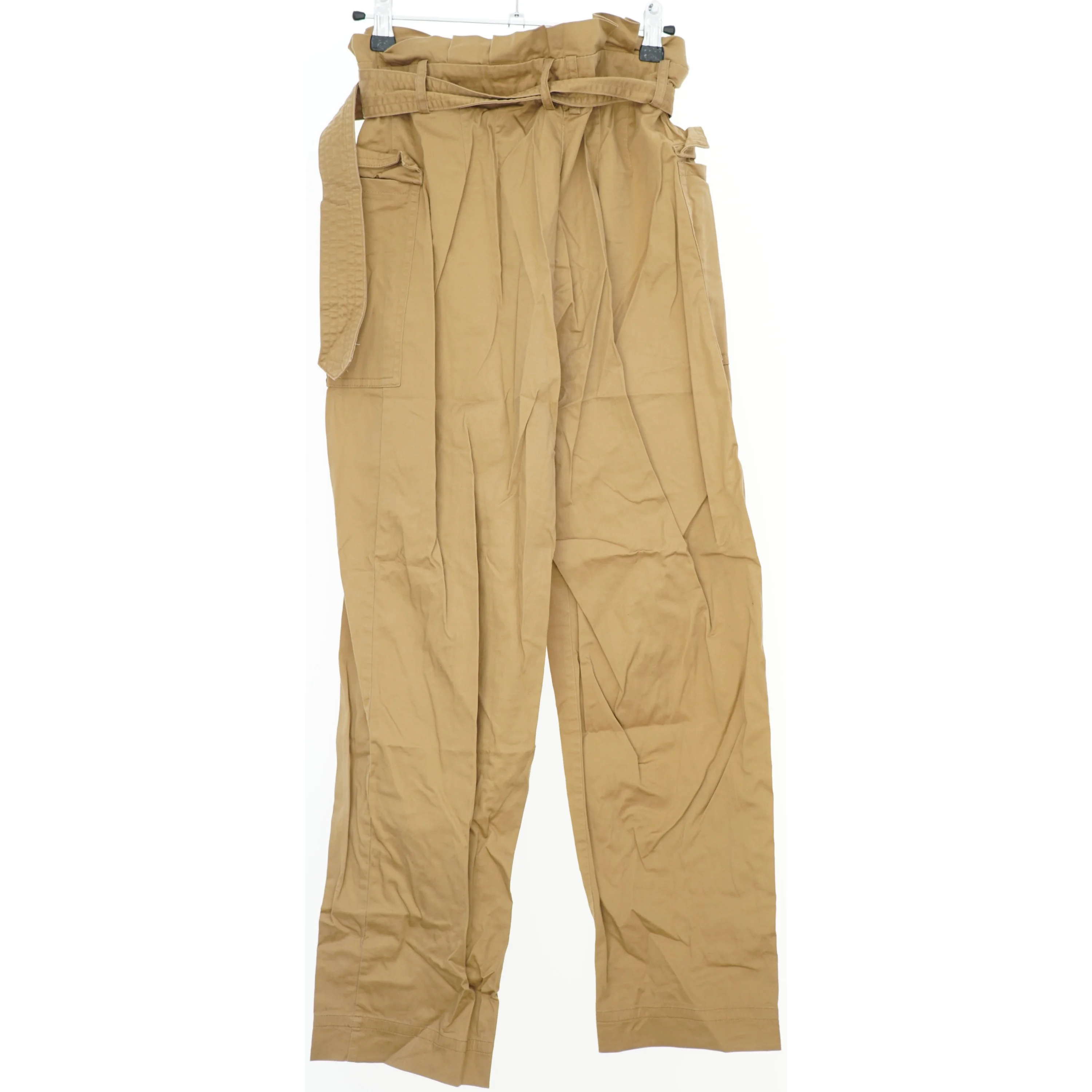 Bukser med lommer og bælte fra H&M (str. M)