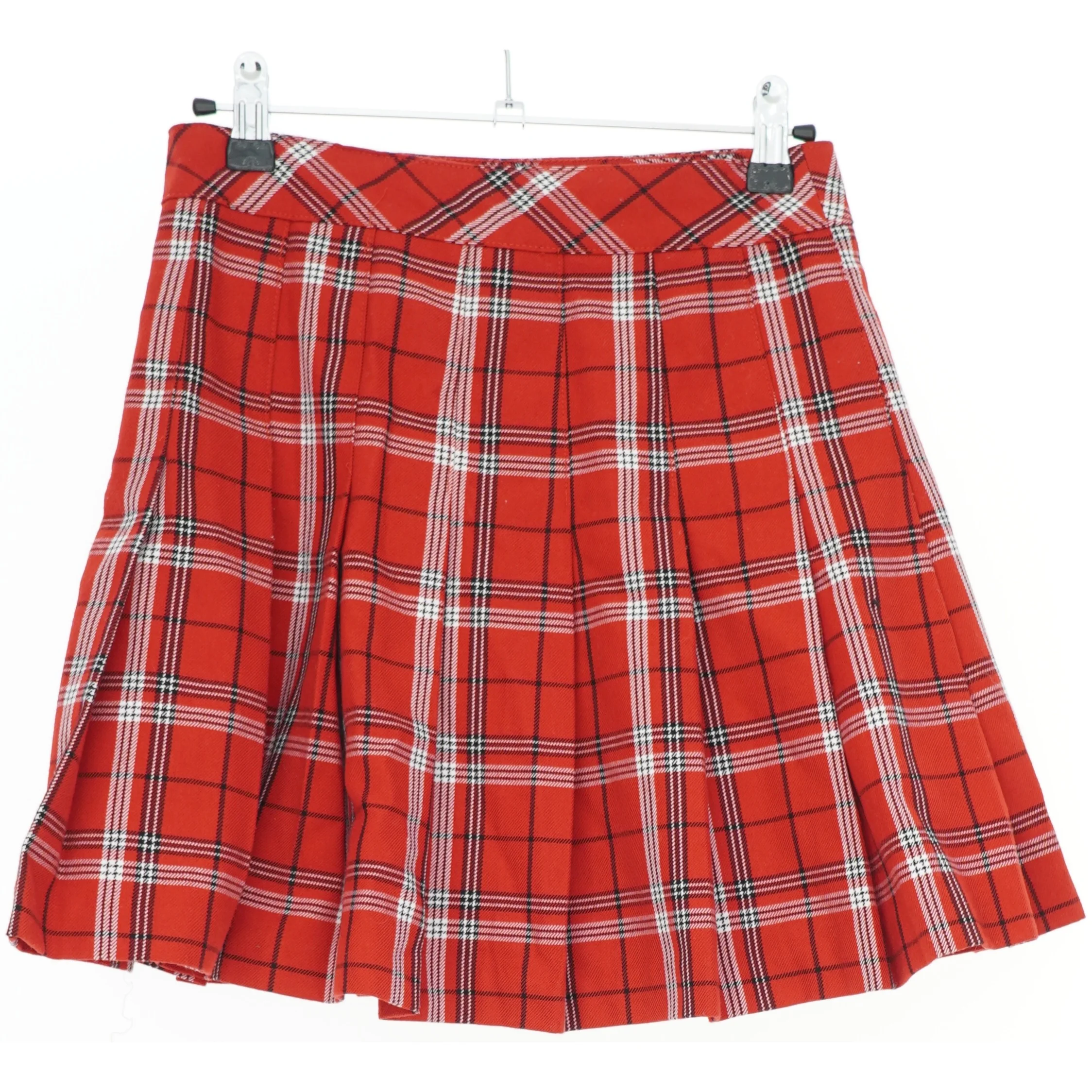 Rød ternet nederdel fra H&M (str. S)