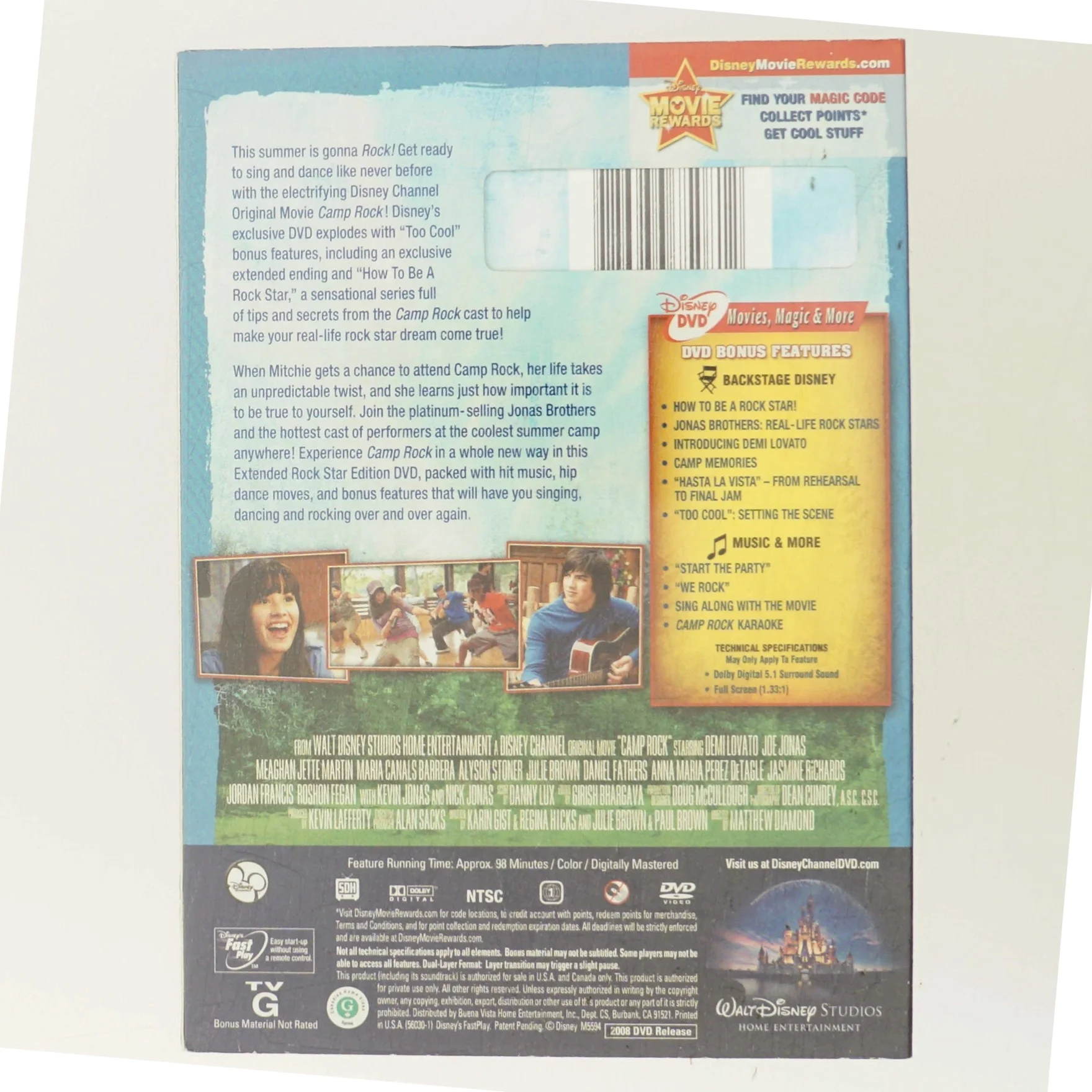 Camp Rock: Extended Rock Star Edition med Demi Lovato (DVD)