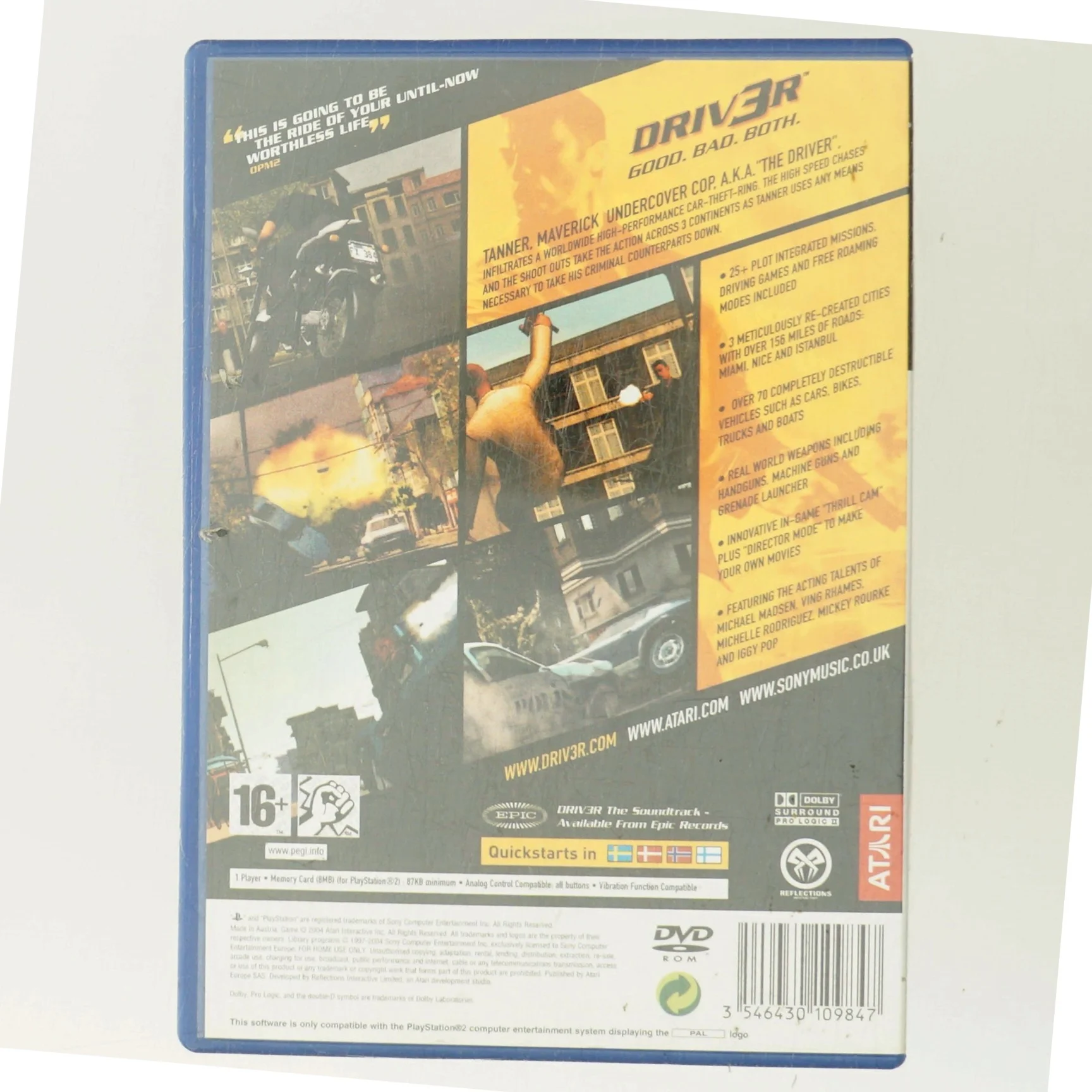 DRIV3R med Michael Madsen (DVD)