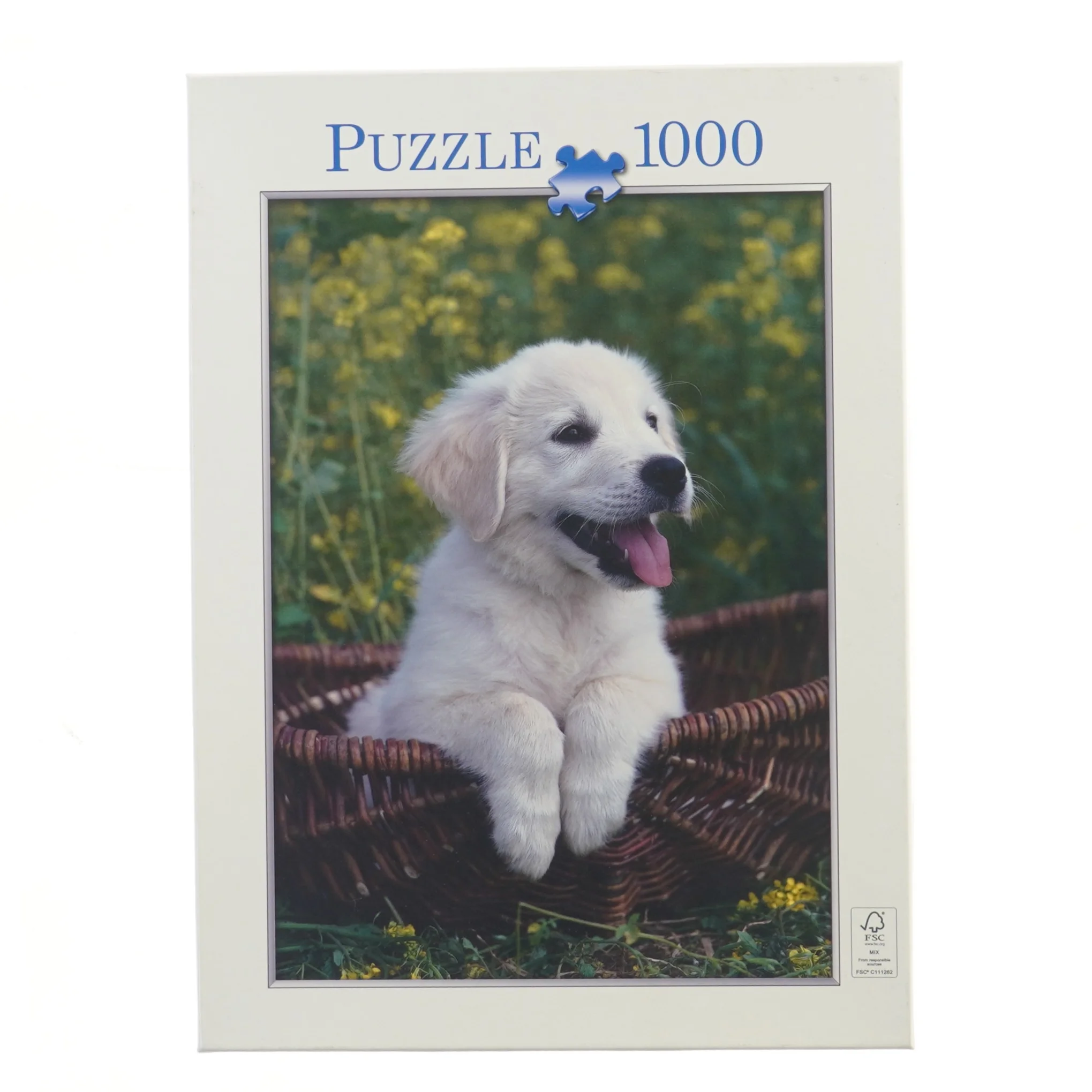 puslespil med hund (str. 1000 brikker cm)