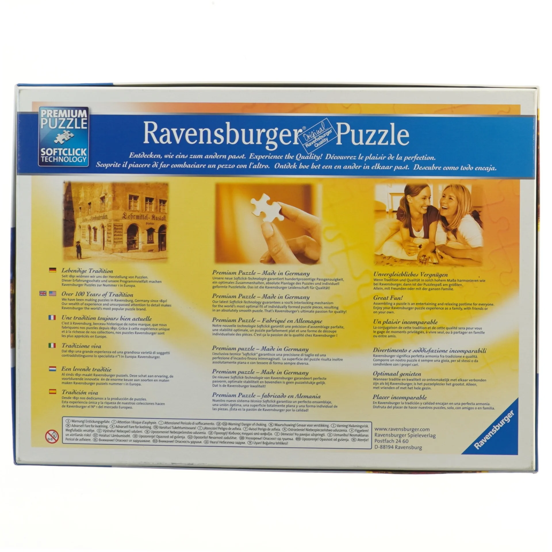 Ravensburger puslespil 1500 brikker fra Ravensburger (str. 1500 brikker 80x60 cm)
