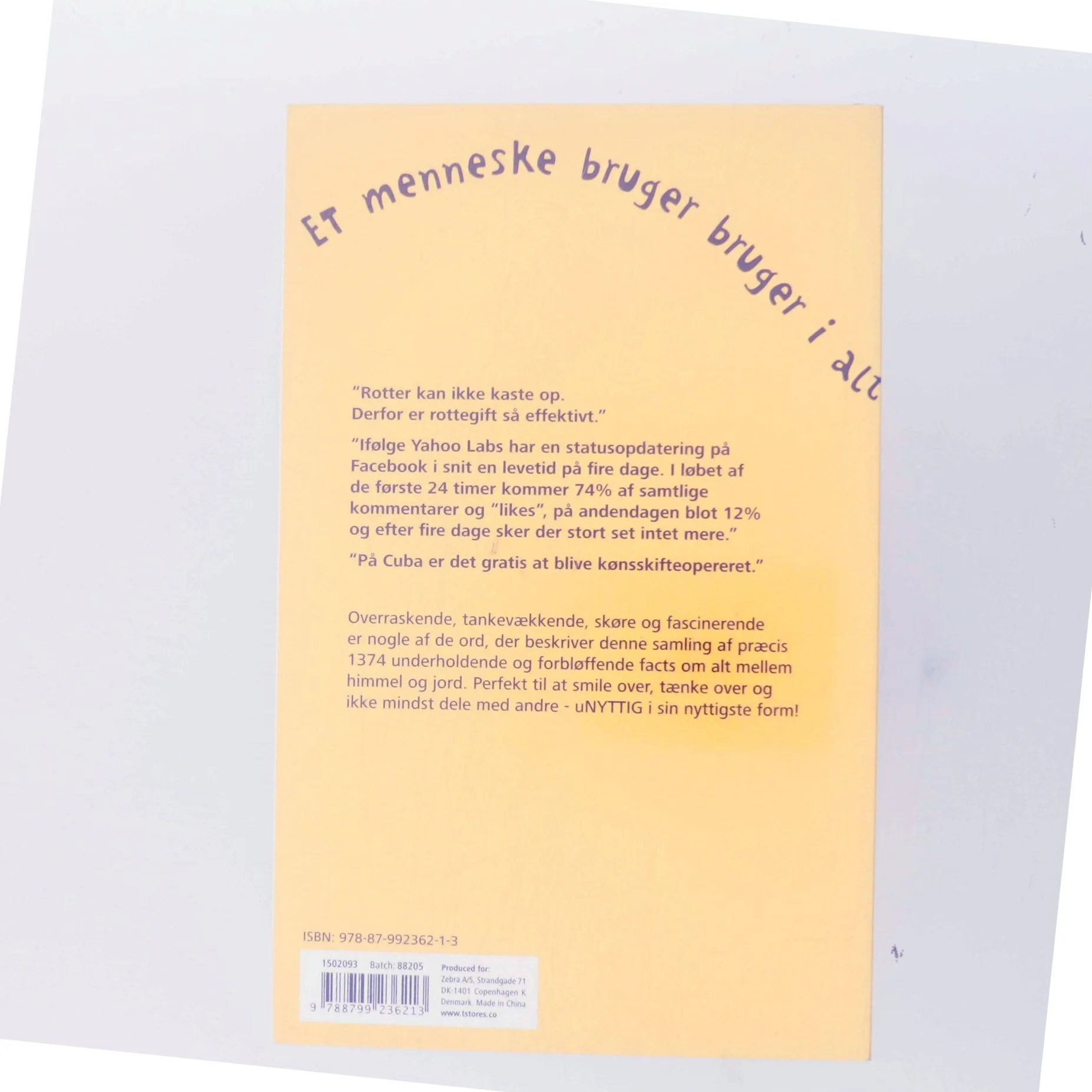 Unyttig viden af Michael Ebert (Bog)