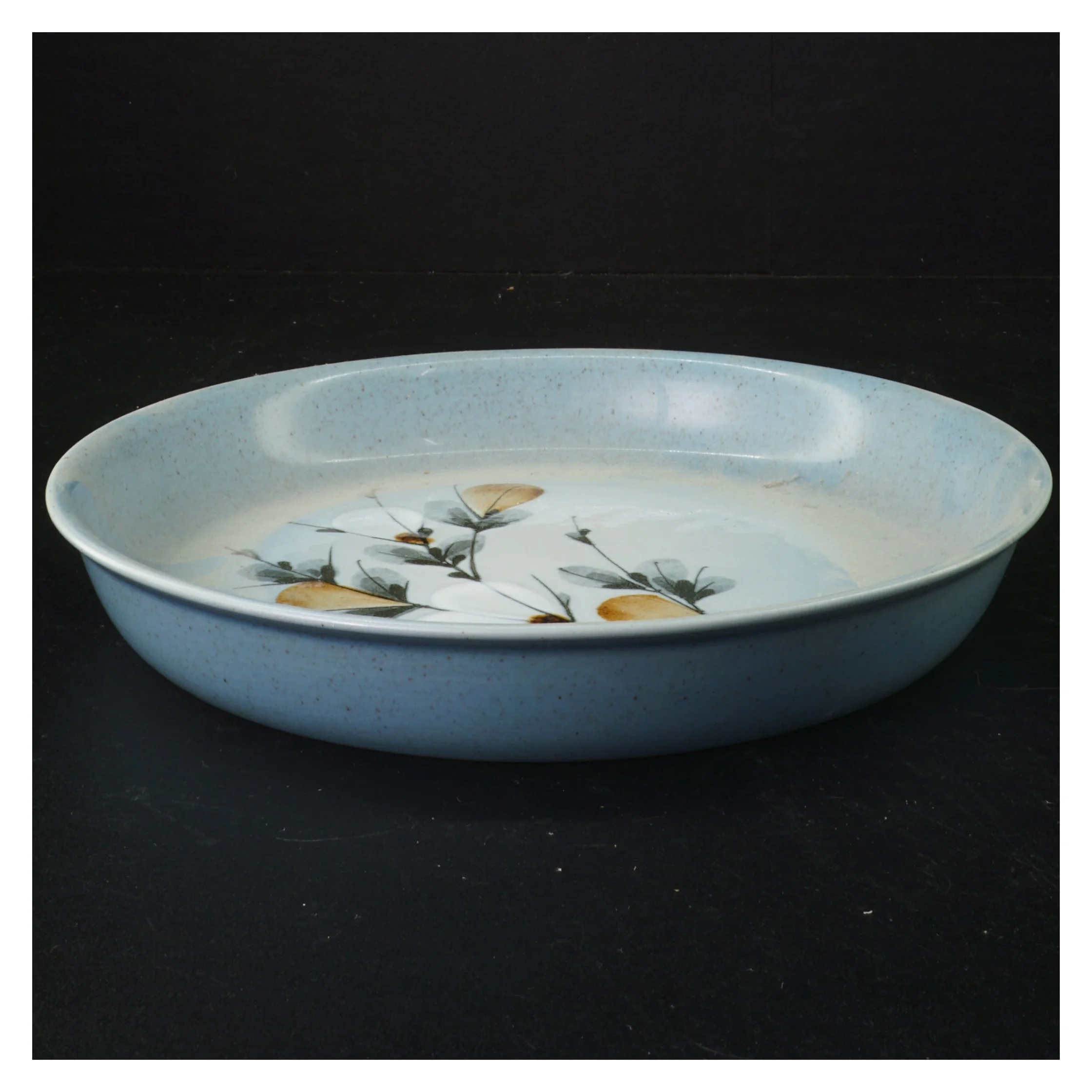 Porcelænsfad med blomstermotiv 967-3893 fra Royal Copenhagen (str. Ø 24 cm)