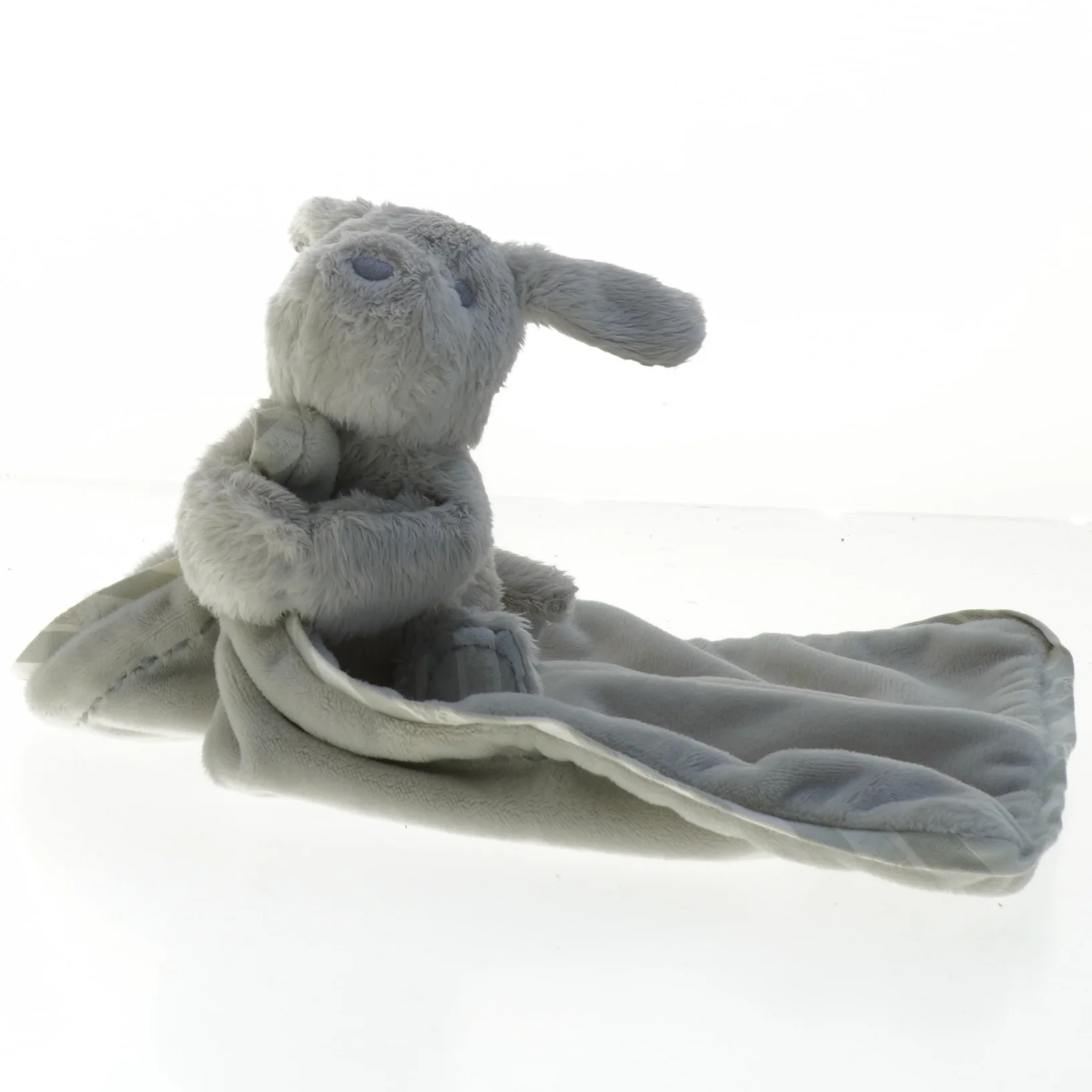 Kanin bamse med tæppe (str. 25x25 cm)