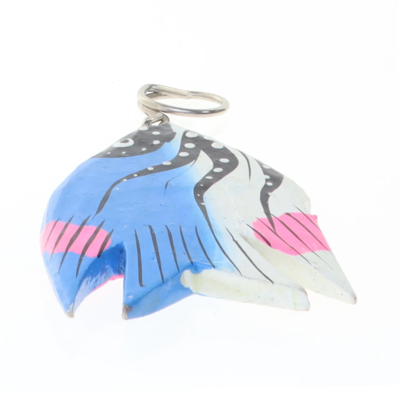 Nøglering med fiskeform (str. 14 x 6 cm)