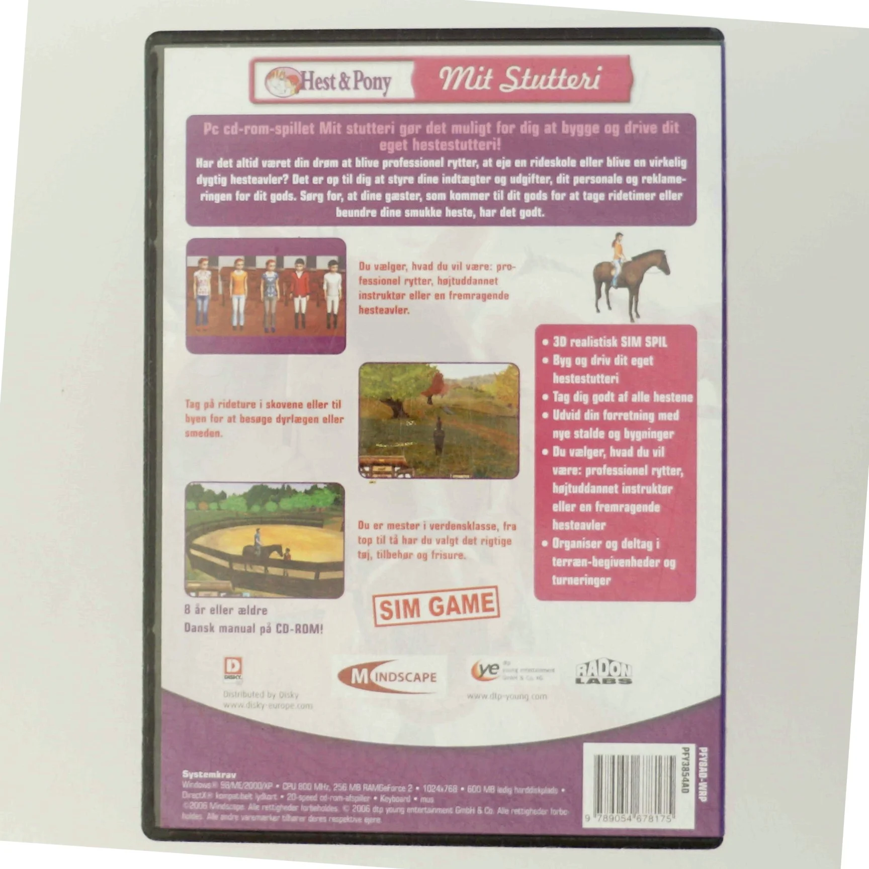 Hest & Pony: Mit Stutteri Computerspil fra Mindscape