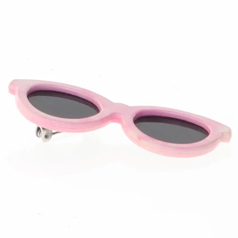 Solbrillebroche (str. 6 x 2 cm)