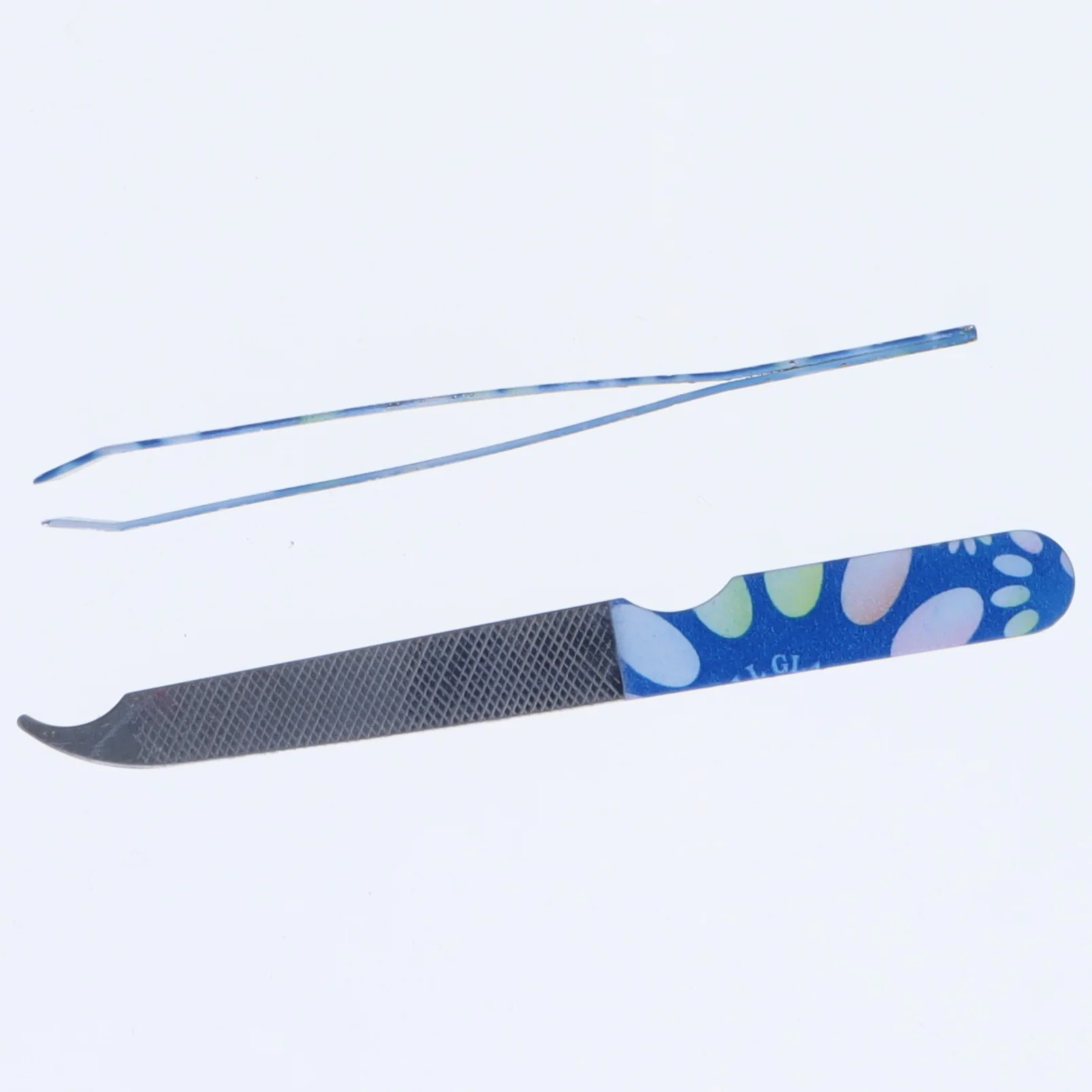 Pincet og fodfil sæt (str. 8 komma 7 cm og 9 komma 7 cm)