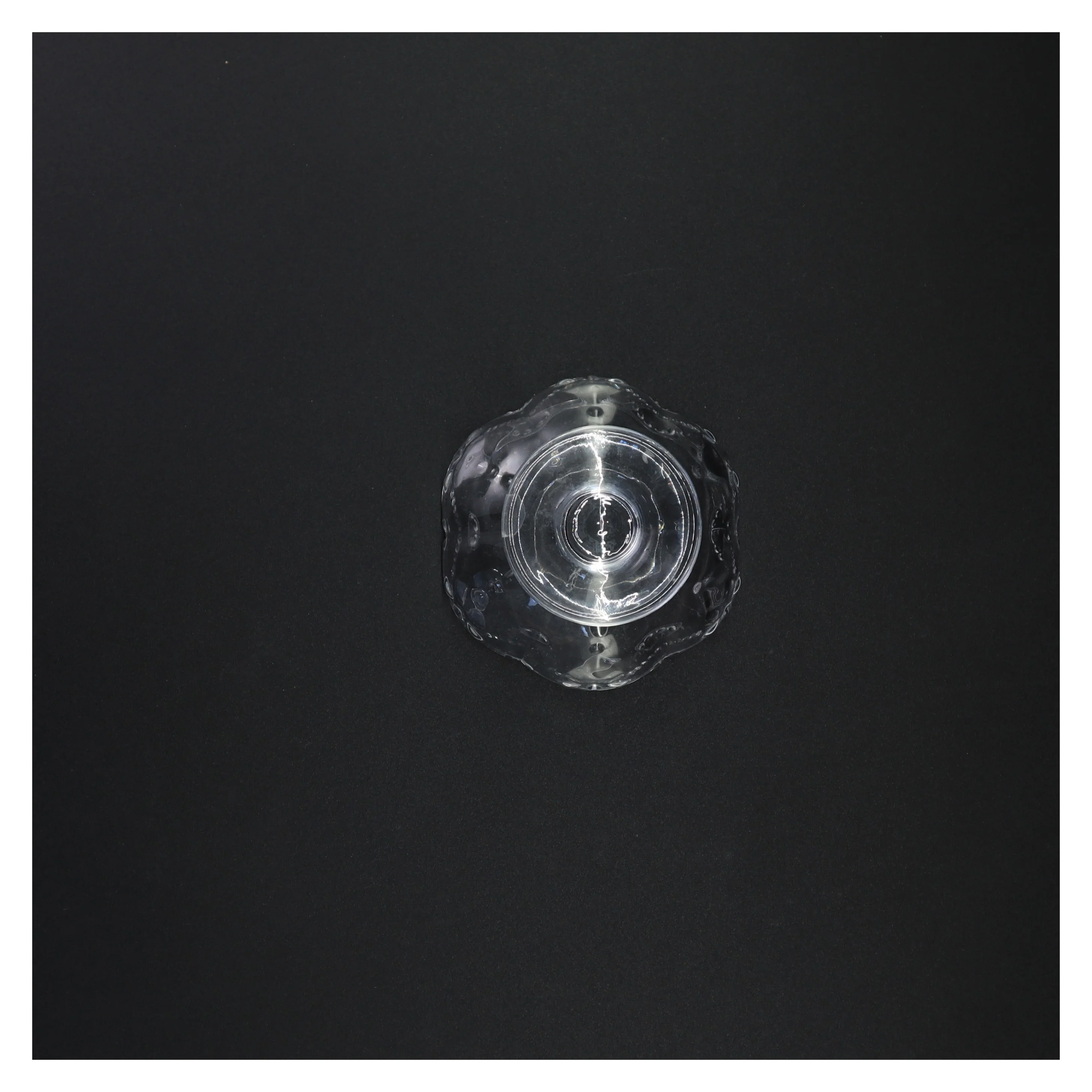 Gennemsigtig glasfad (str. 7 x 10 cm)