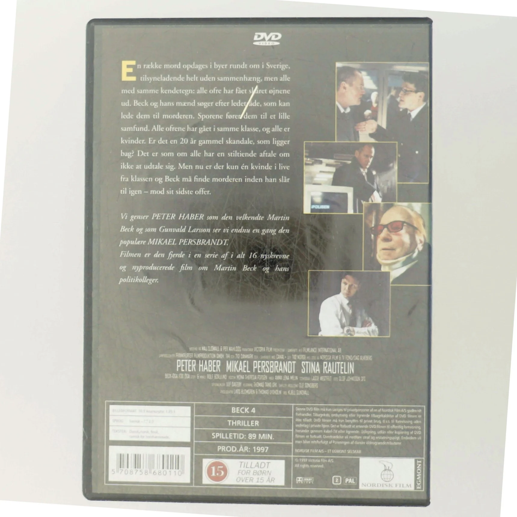 Beck - Øje for øje DVD fra Nordisk Film