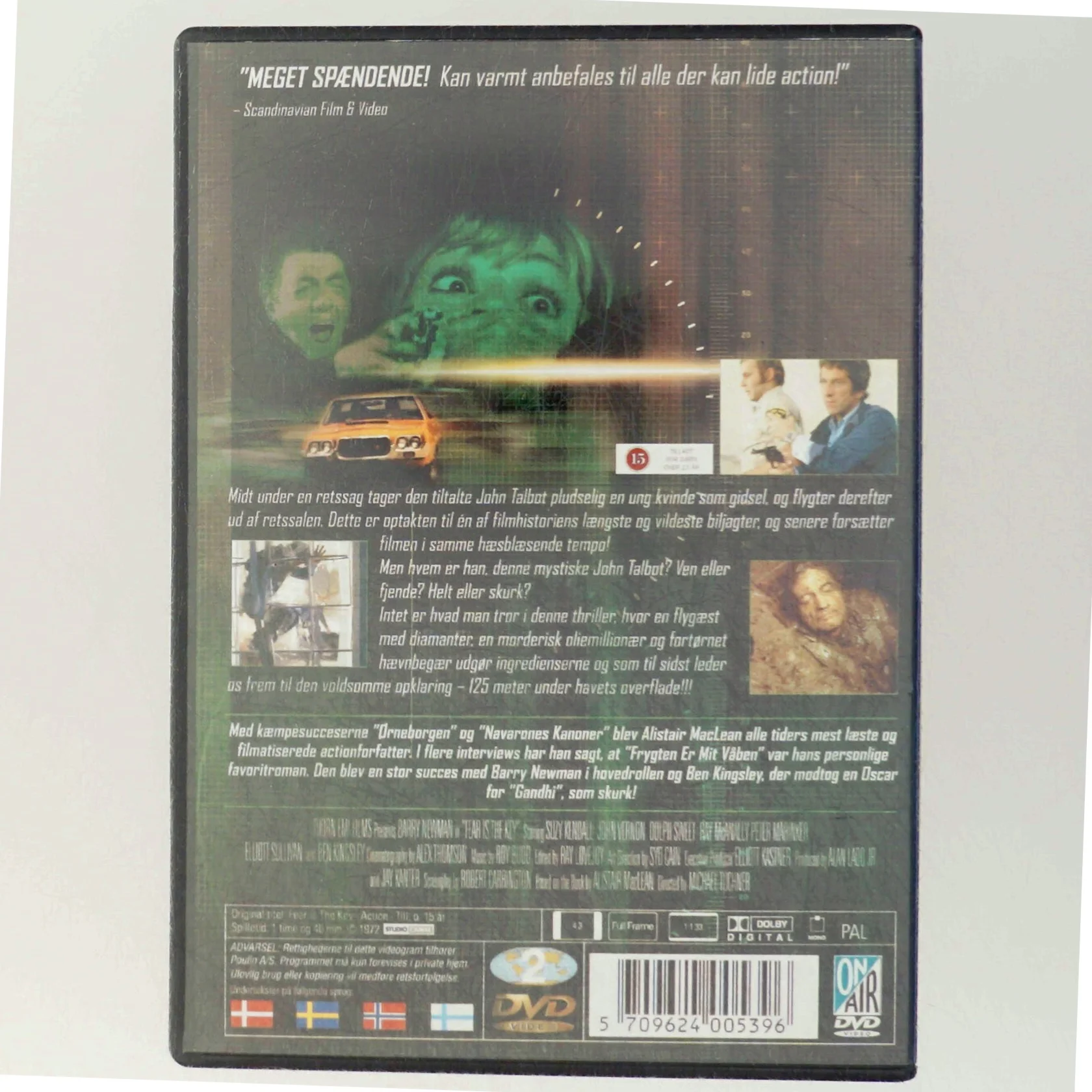 Alistair MacLean actionfilm på DVD