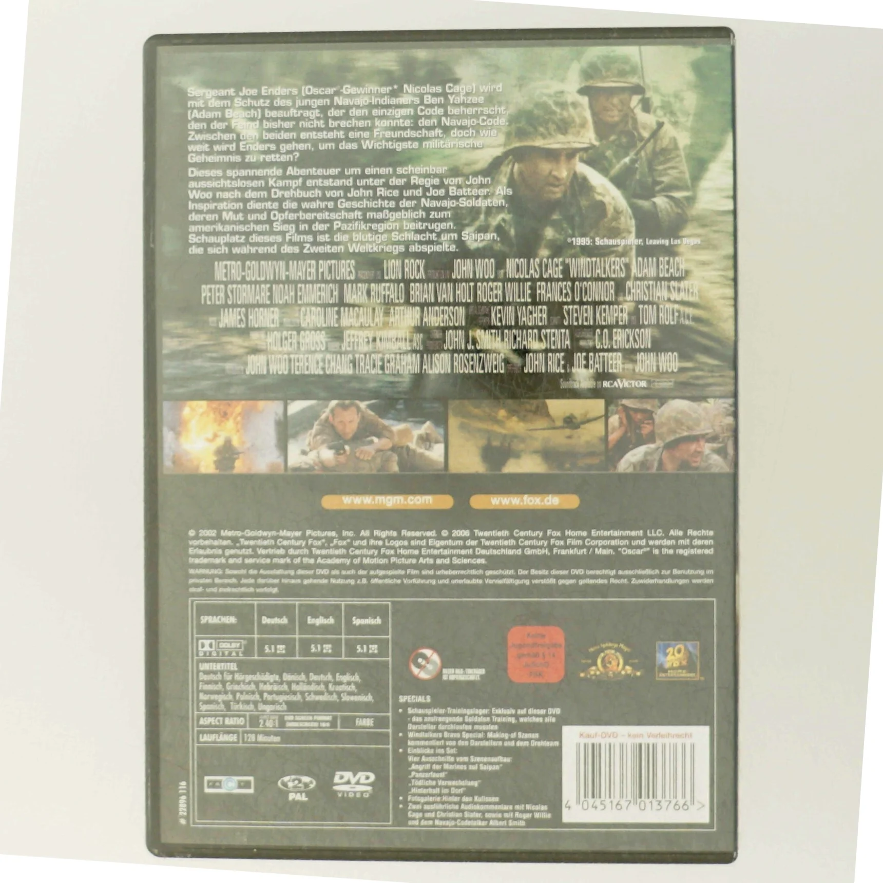 Windtalkers DVD
