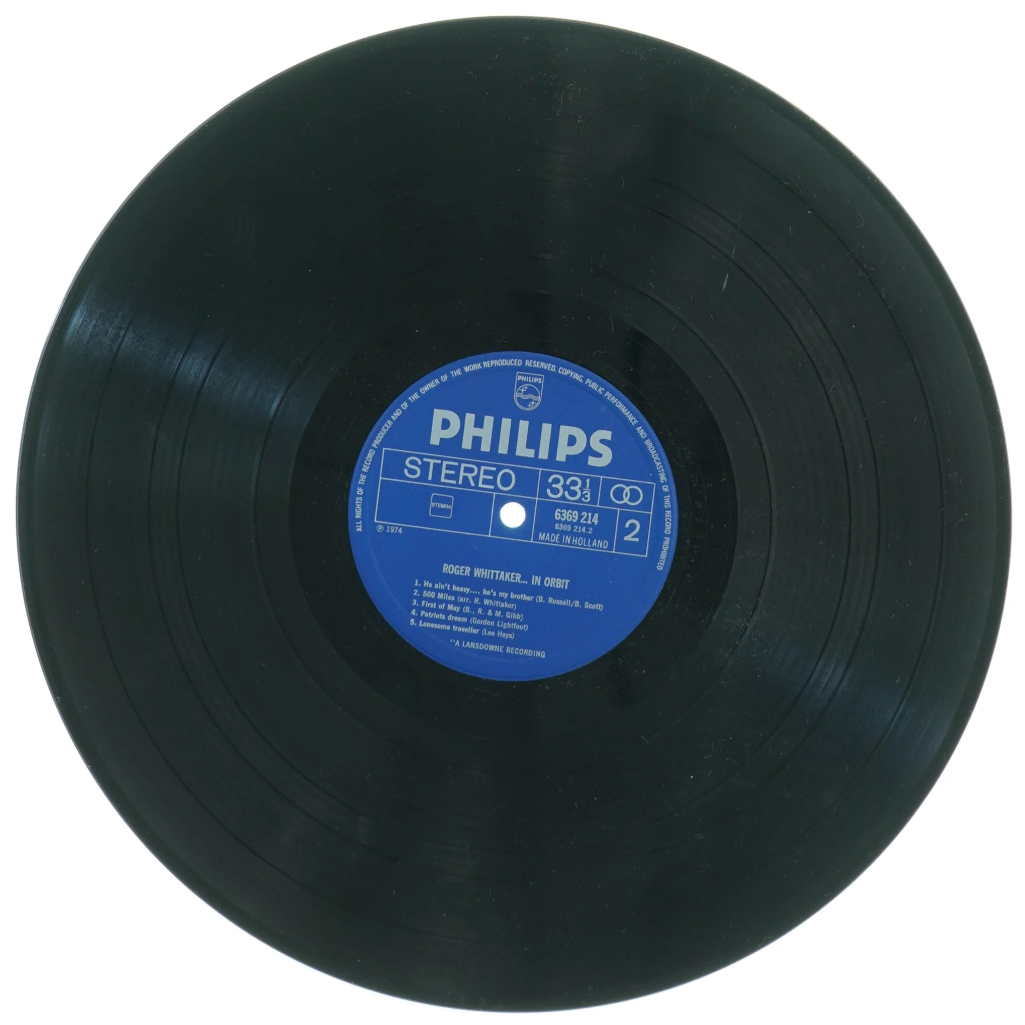 Roger Whittaker - In Orbit LP