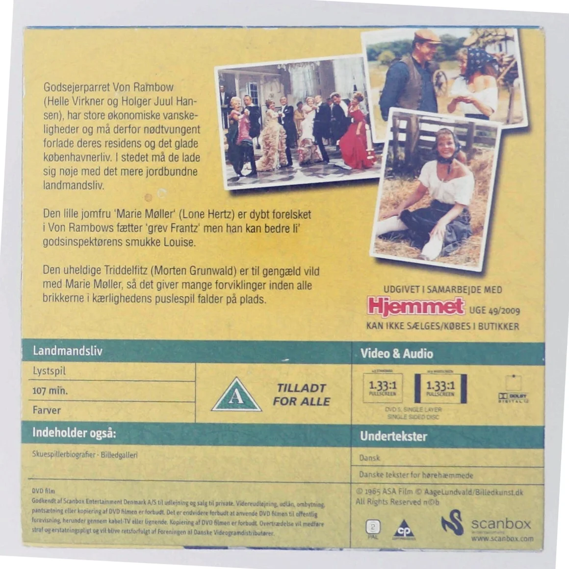 Landmandsliv DVD fra Scanbox