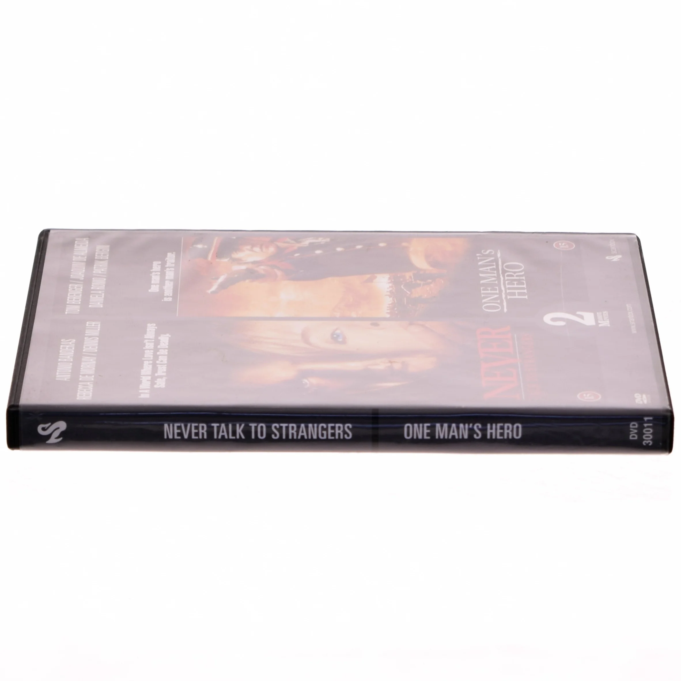 DVD Film Sæt - Never Talk To Strangers og One Man's Hero fra Scanbox